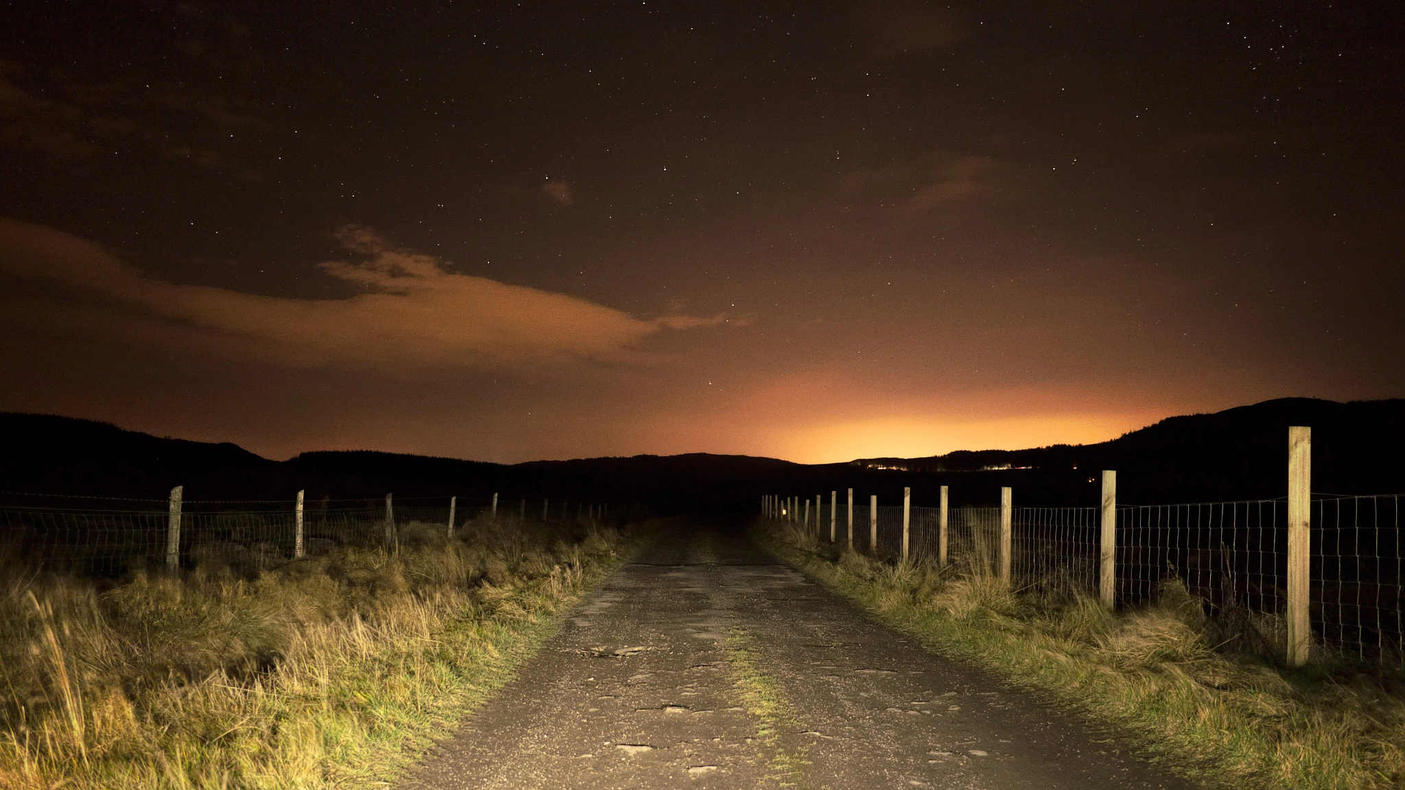 Panasonic Lumix DMC-GH2 sample photo. Night sky near loch ness photography
