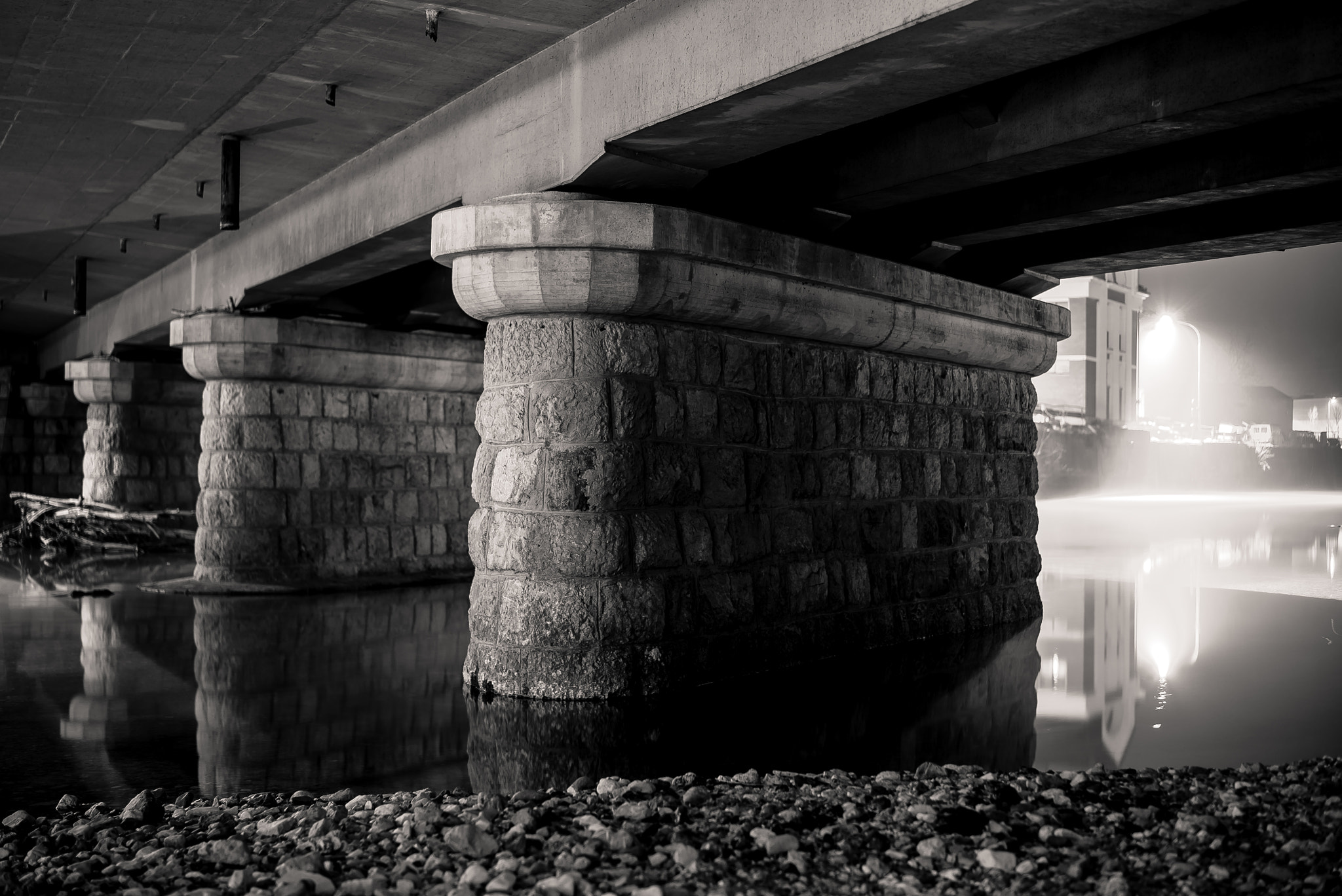 Sony a7S + Sony Sonnar T* FE 55mm F1.8 ZA sample photo. Under the bridge photography