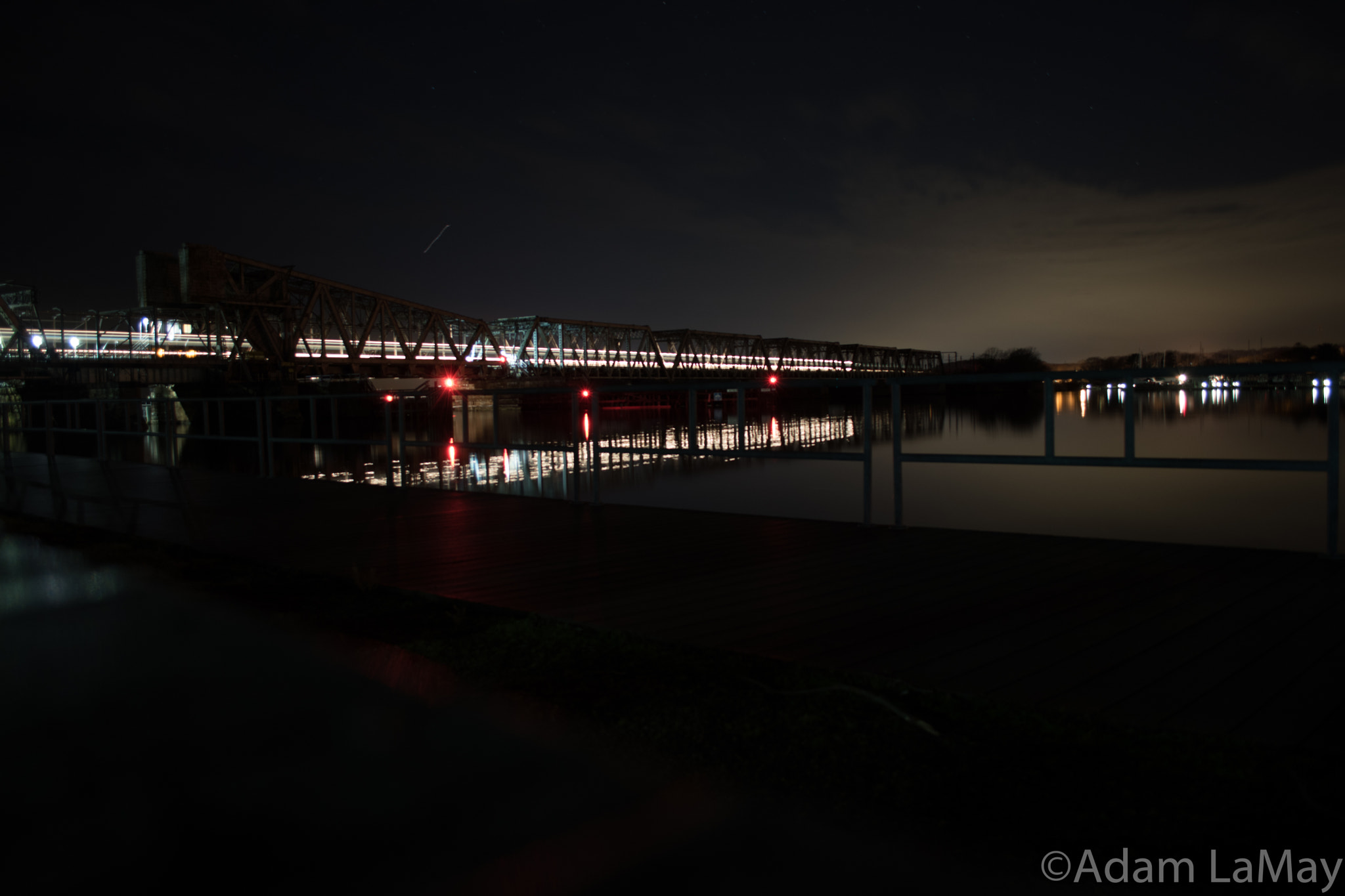 Nikon D5500 sample photo. Train bridge photography