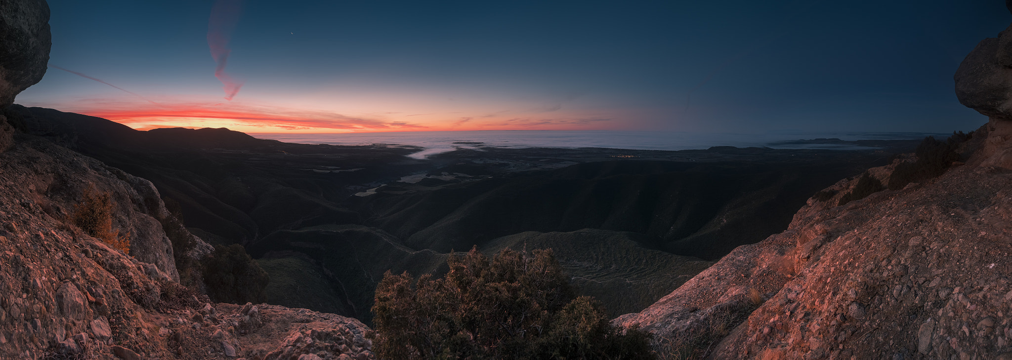 Nikon D500 sample photo. Mar de niebla desde el salto de roldan photography