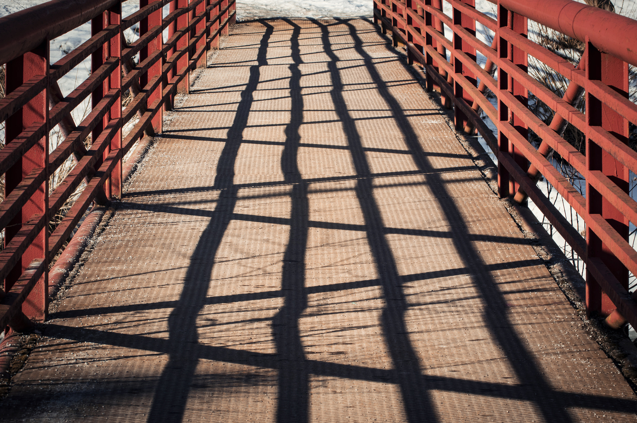 Nikon D5500 sample photo. Iron bridge detail with shadow photography