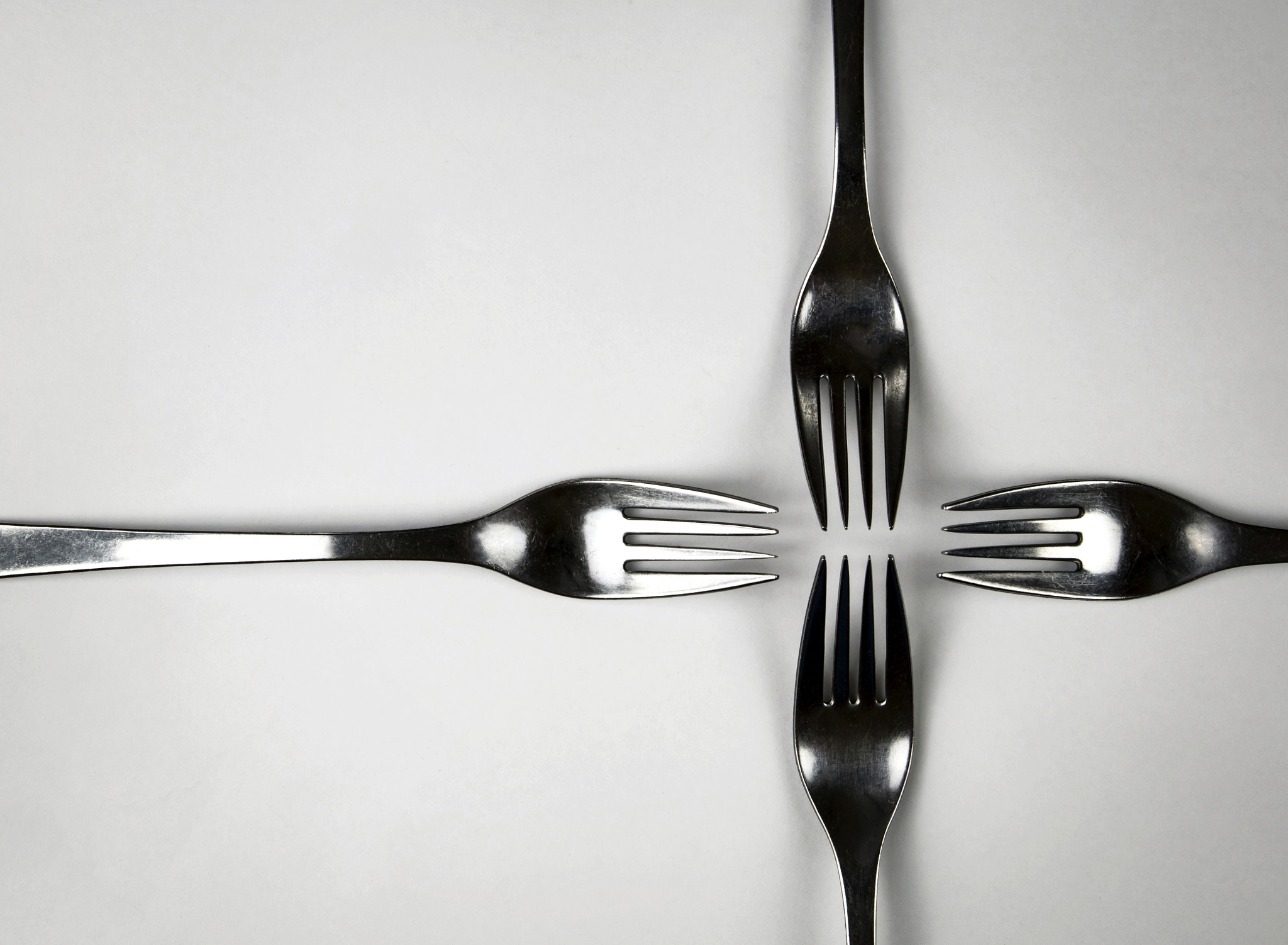 Nikon D5500 sample photo. Four forks in a cross photography