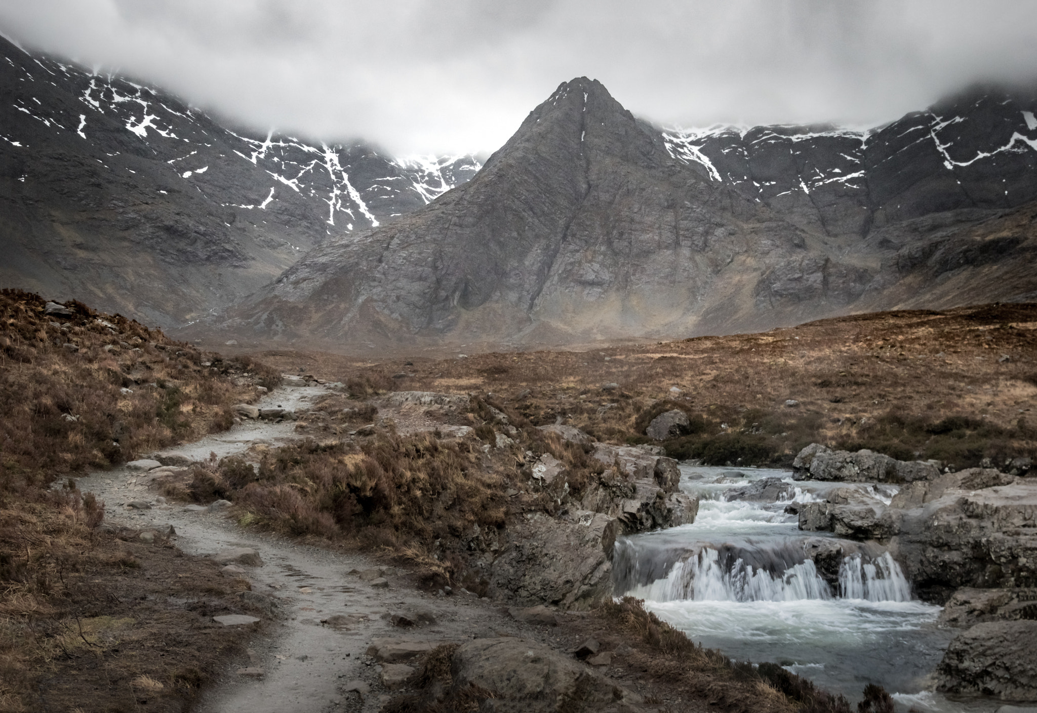 Pentax K-3 sample photo. Fairy pools in winter photography
