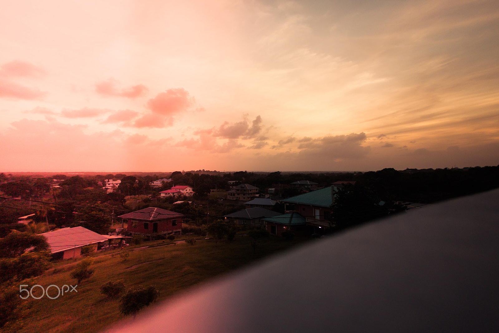 Canon EF-S 18-55mm F3.5-5.6 II sample photo. Sunset in tobago photography