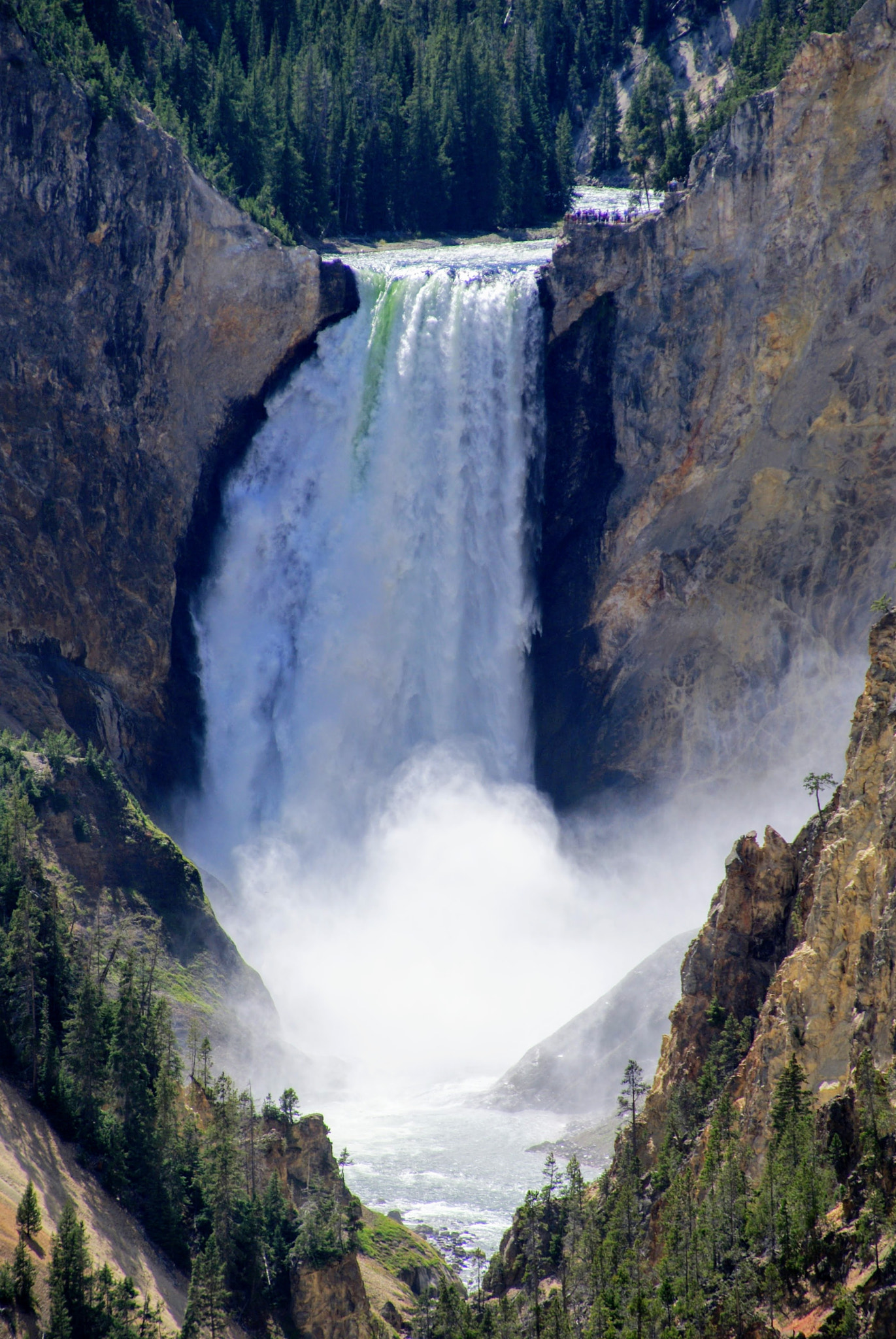 Tamron 16-300mm F3.5-6.3 Di II VC PZD Macro sample photo. Lower falls, yellowstone river photography