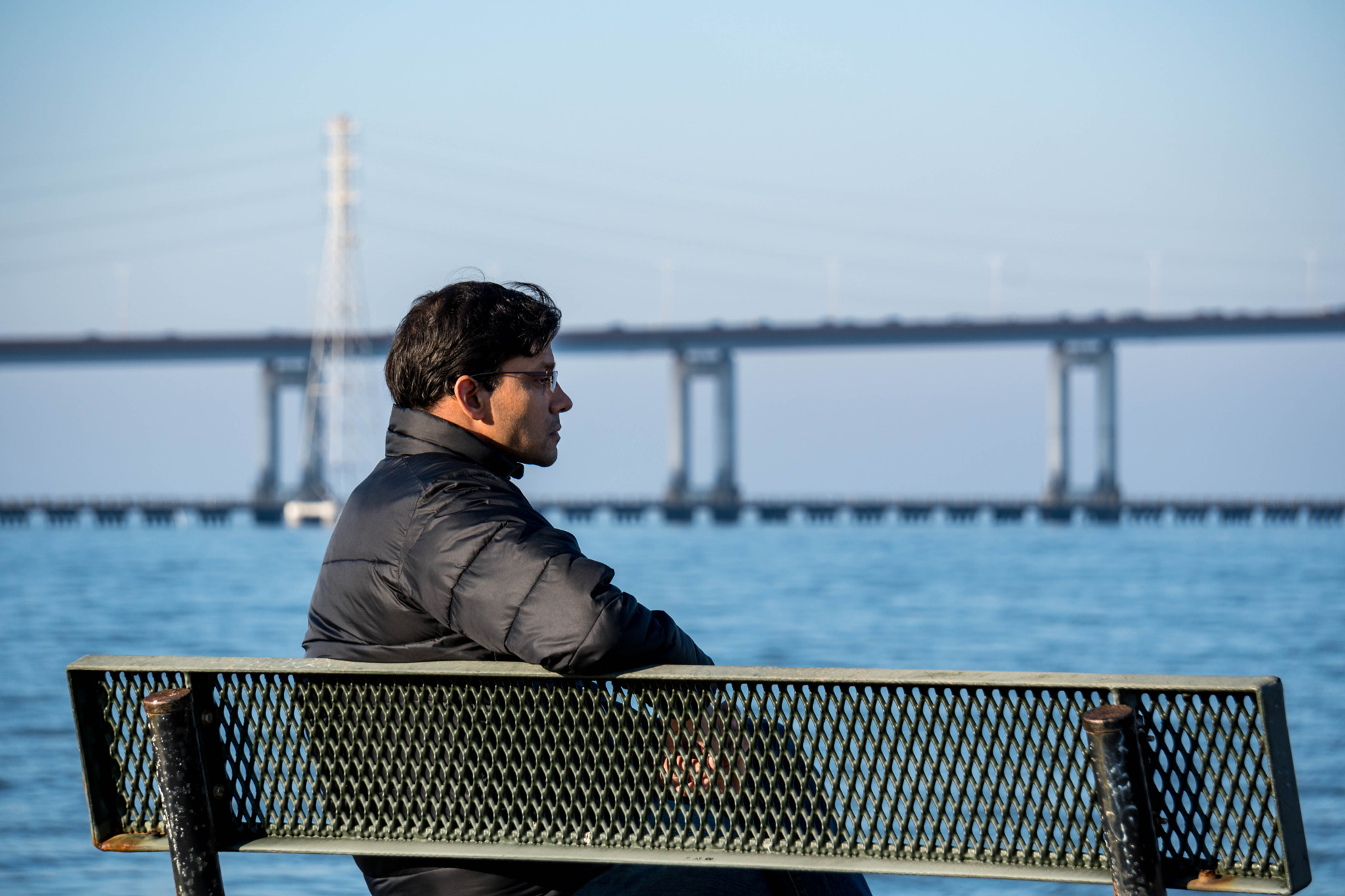 Sony E 55-210mm F4.5-6.3 OSS sample photo. Contemplative man photography
