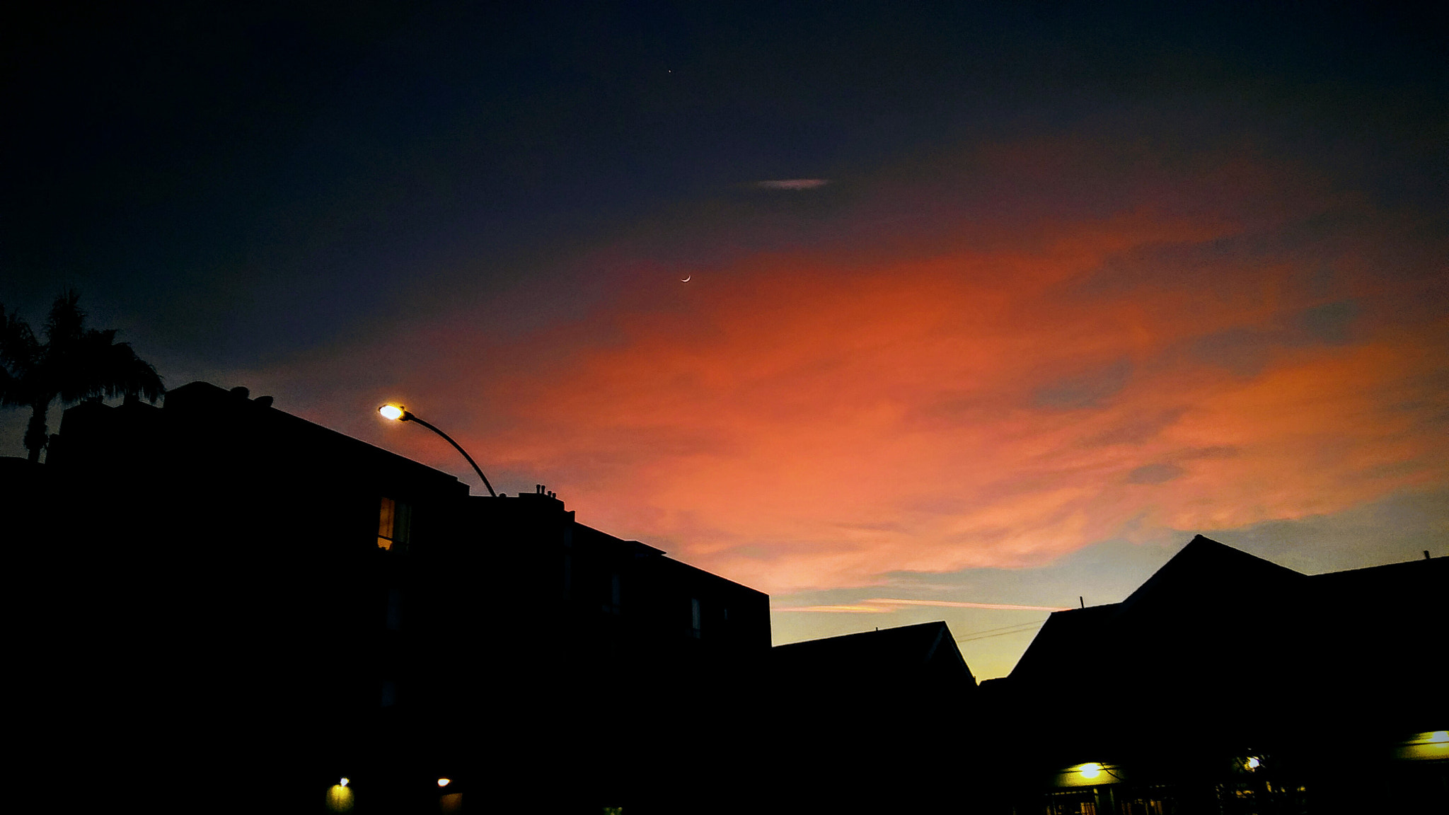 LG STYLO 2 PLUS sample photo. Sunset photography