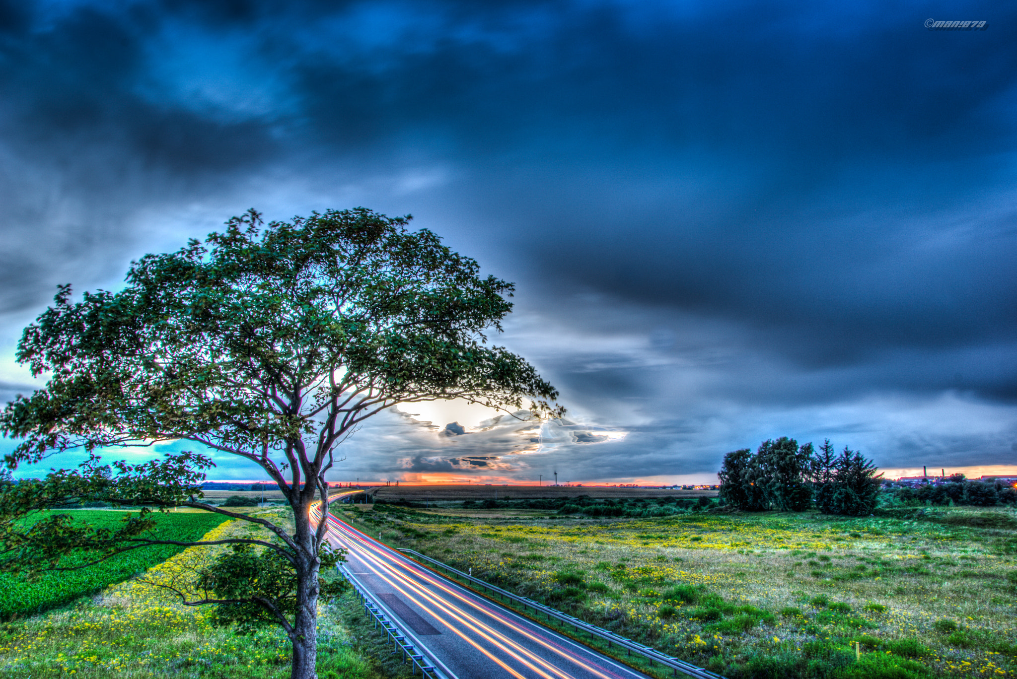 Sony SLT-A77 sample photo. Sunset in hdr photography
