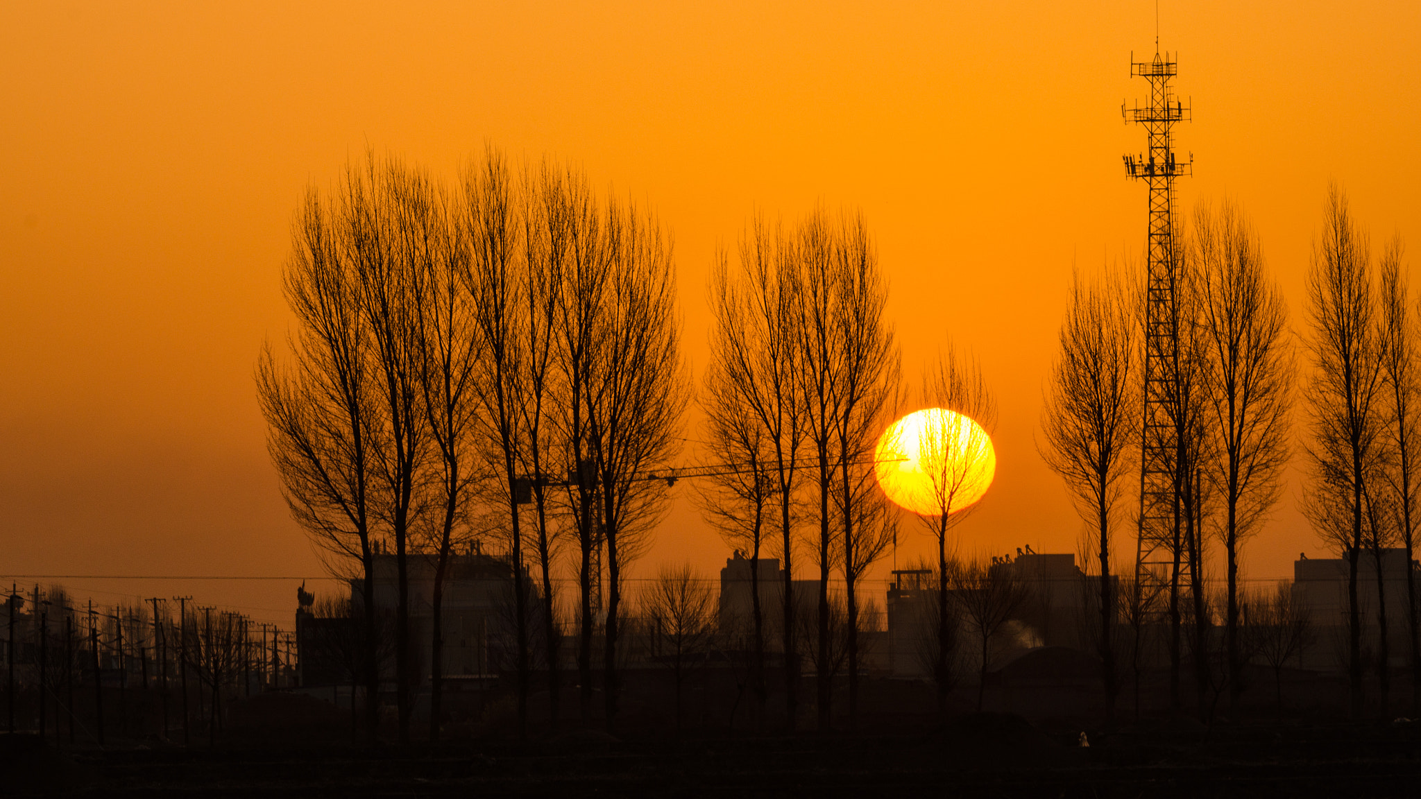 Nikon AF-S Nikkor 70-200mm F4G ED VR sample photo. Sunrise of my hometown photography