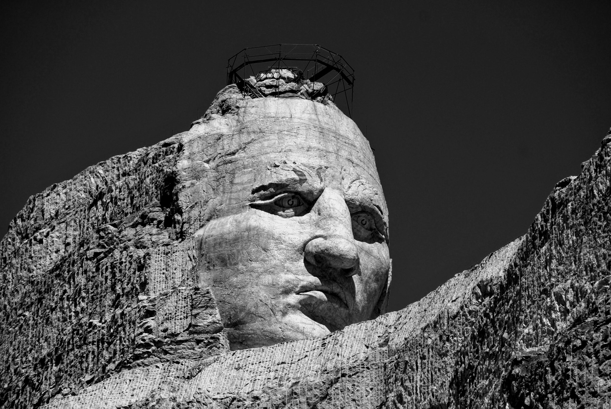 Sony Alpha DSLR-A100 + Tamron 16-300mm F3.5-6.3 Di II VC PZD Macro sample photo. Crazy horse memorial photography