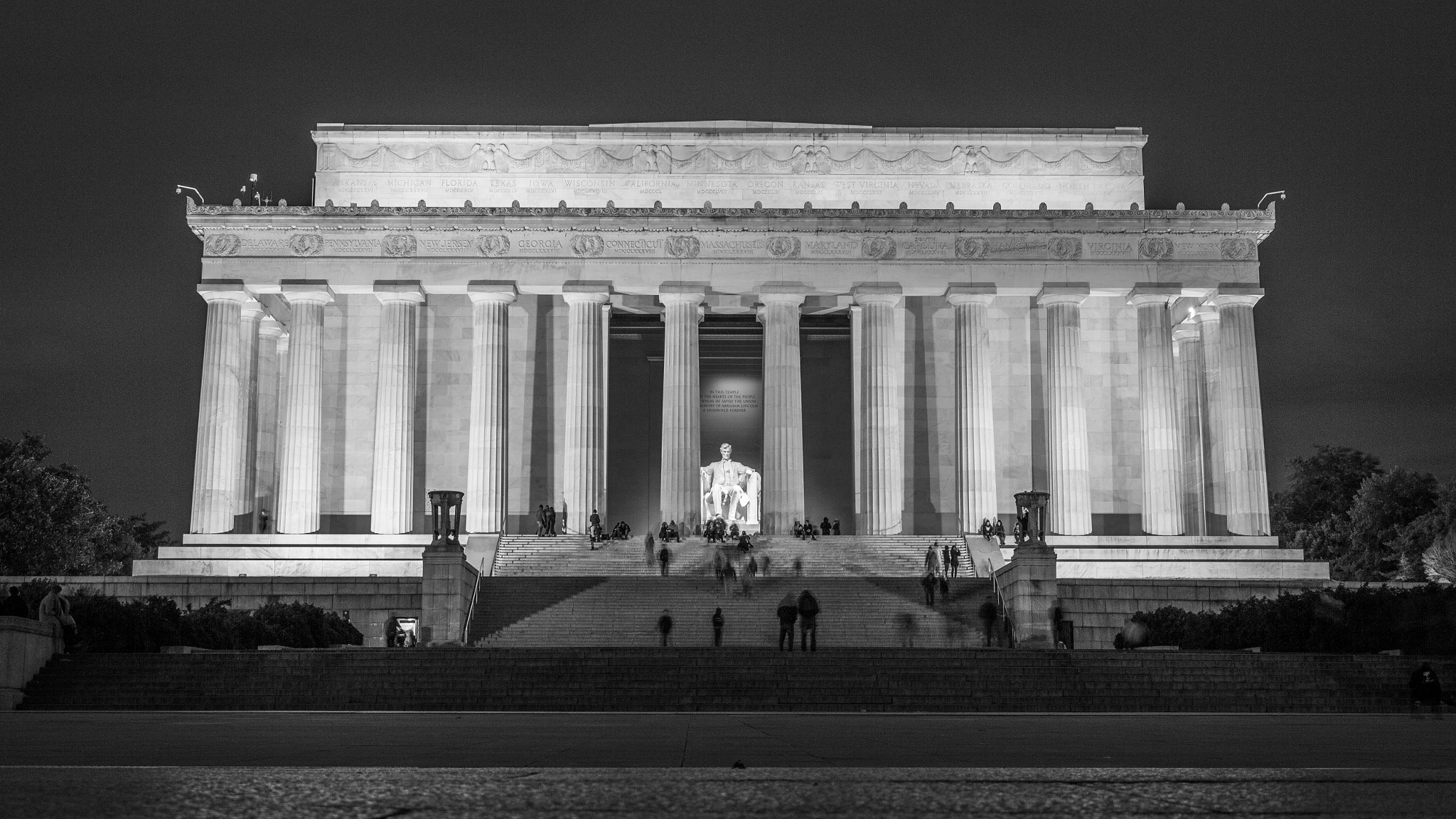 Canon EOS 7D + Sigma 24-70mm F2.8 EX DG Macro sample photo. Lincoln memorial photography