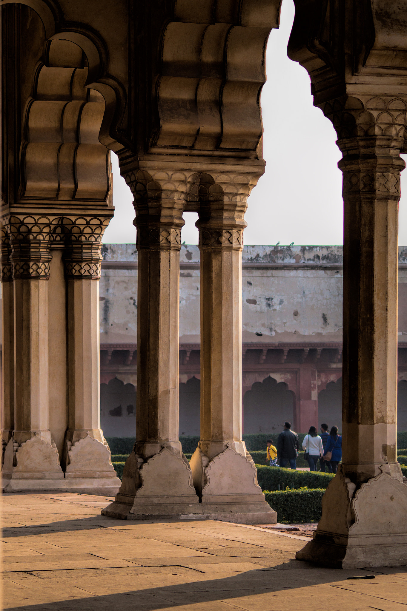 Sony SLT-A58 + Sigma 70-300mm F4-5.6 DL Macro sample photo. Through the pillars photography