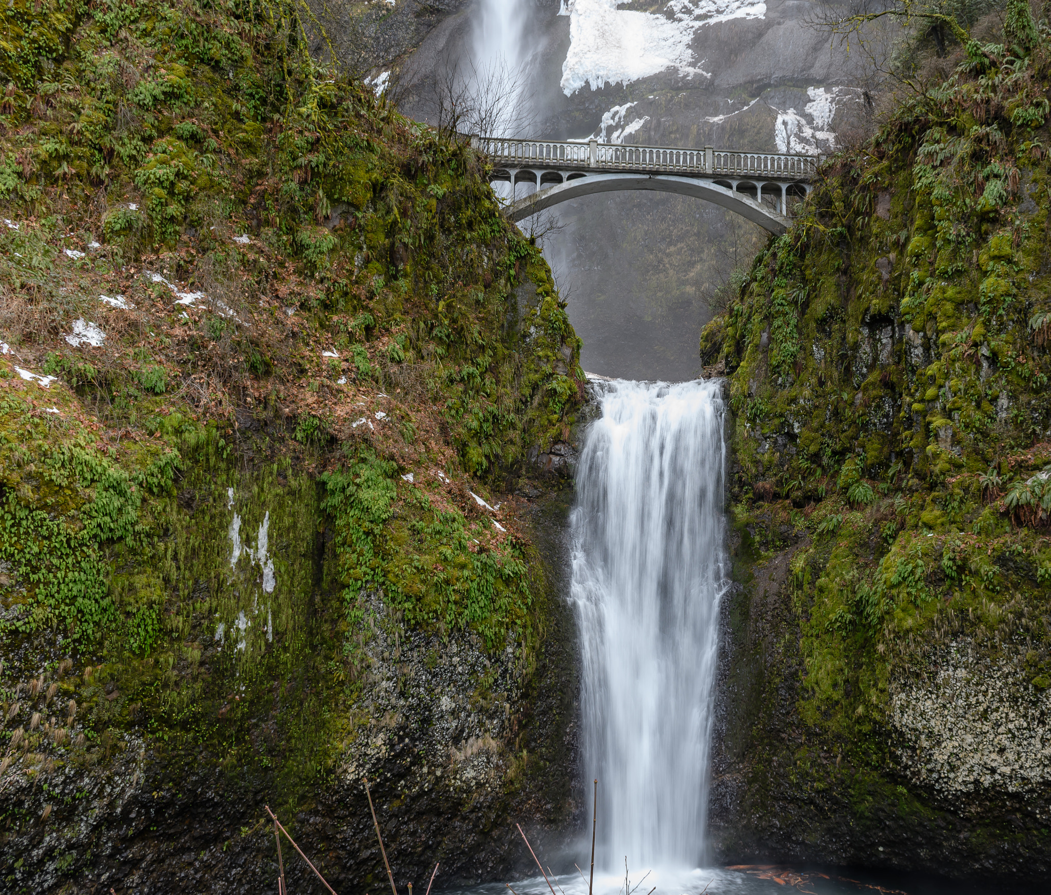 Nikon D500 sample photo. Multnomah falls jan photography