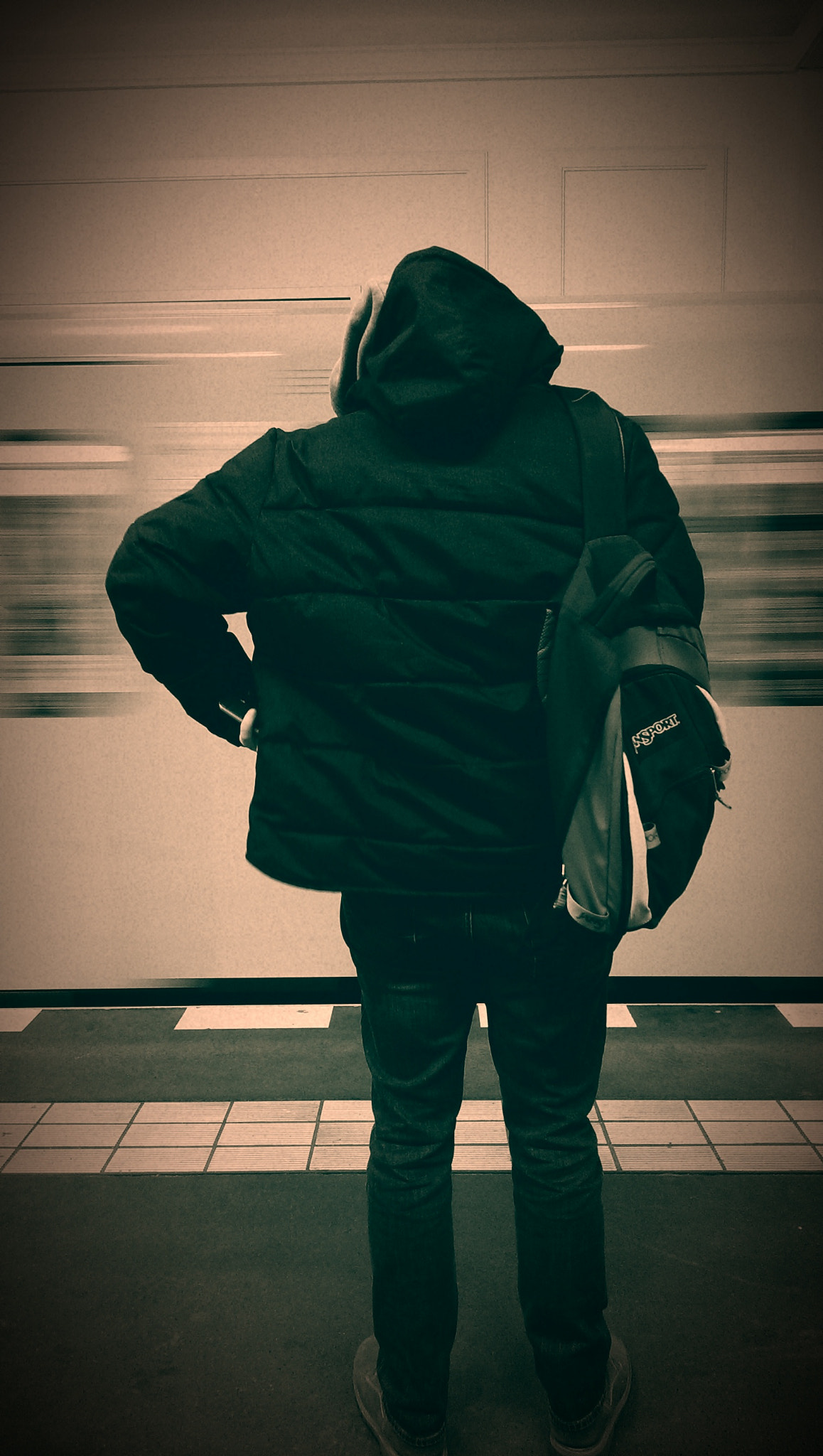 HTC ONE GOOGLE PLAY EDITION sample photo. At the metro station photography