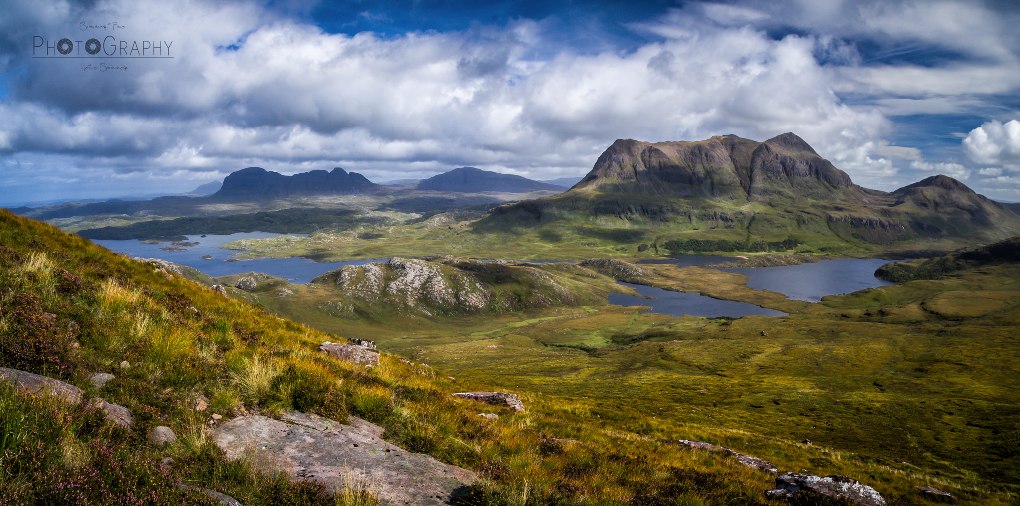 Pentax K-5 sample photo. View from stac pollaidh photography