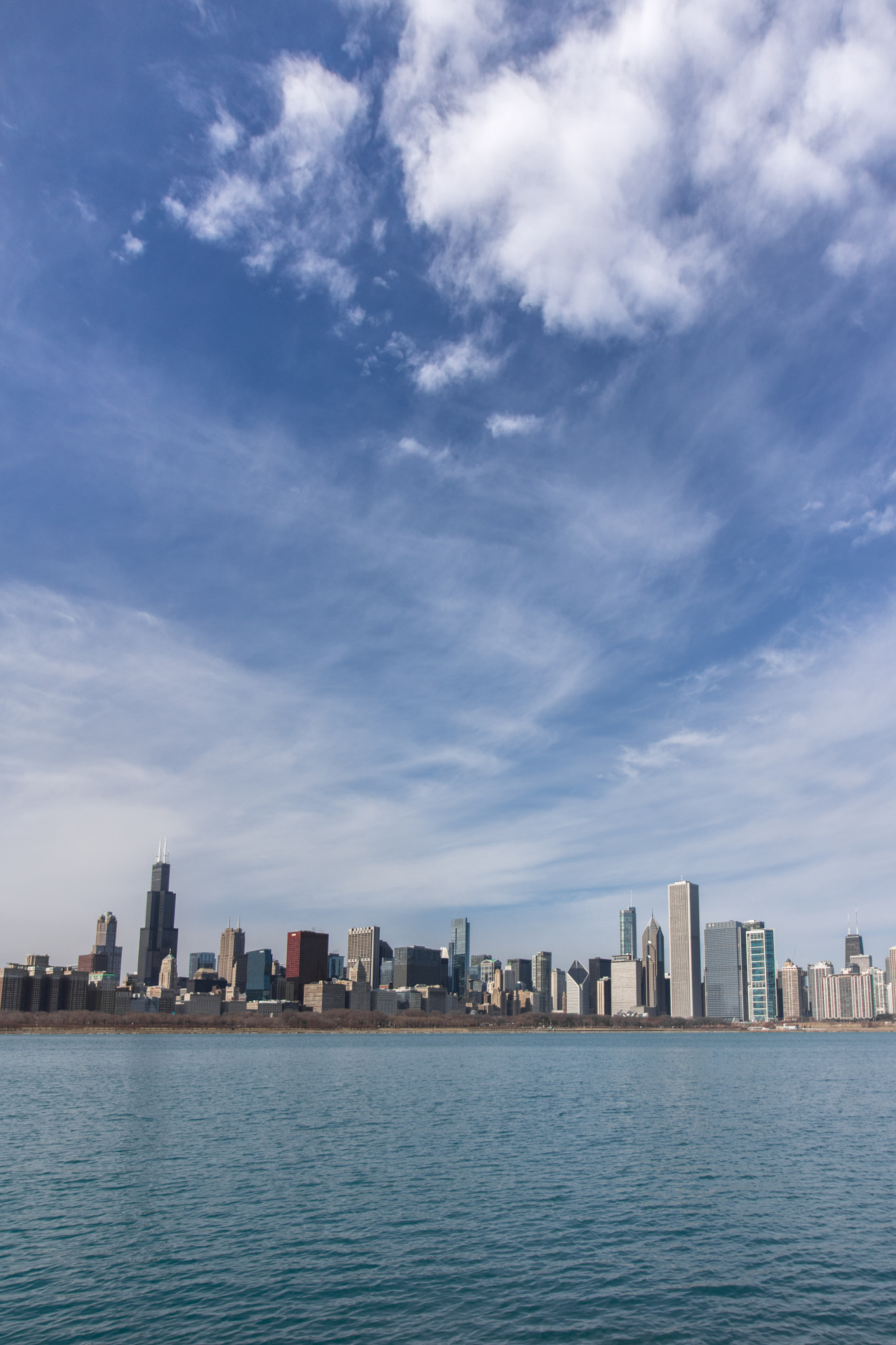 Canon EOS 750D (EOS Rebel T6i / EOS Kiss X8i) sample photo. Chicago skyline on a sunny day photography
