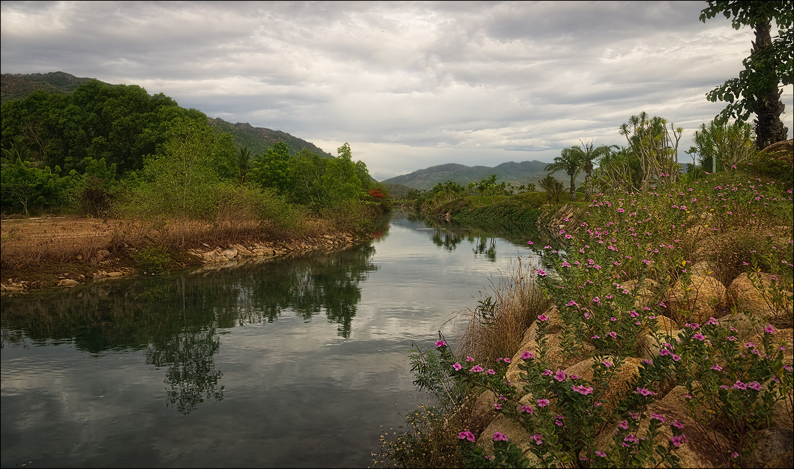 Sony SLT-A37 sample photo. River - steep banks photography