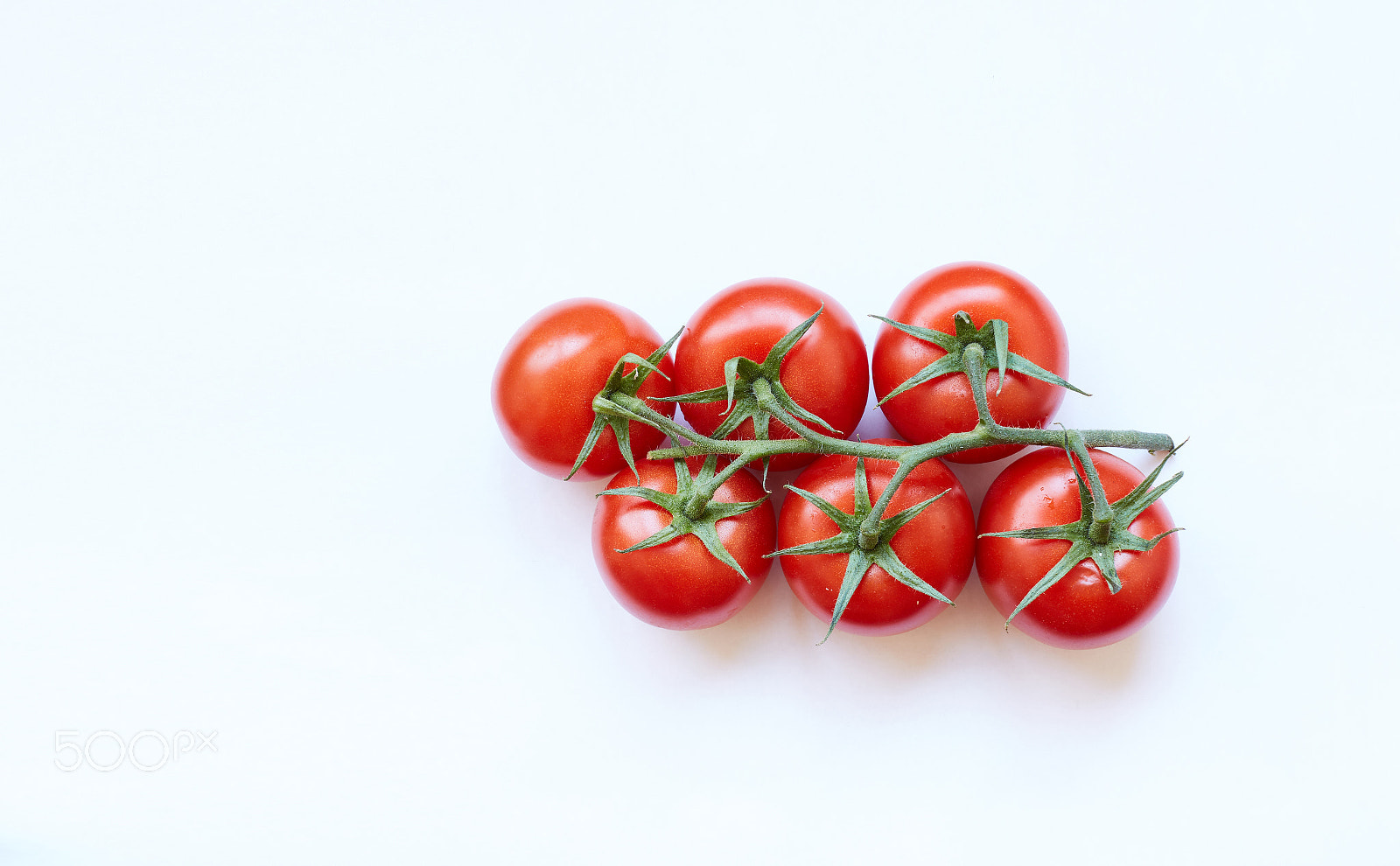 Canon EOS 6D sample photo. Fresh cherry tomatoes isolated on white background photography