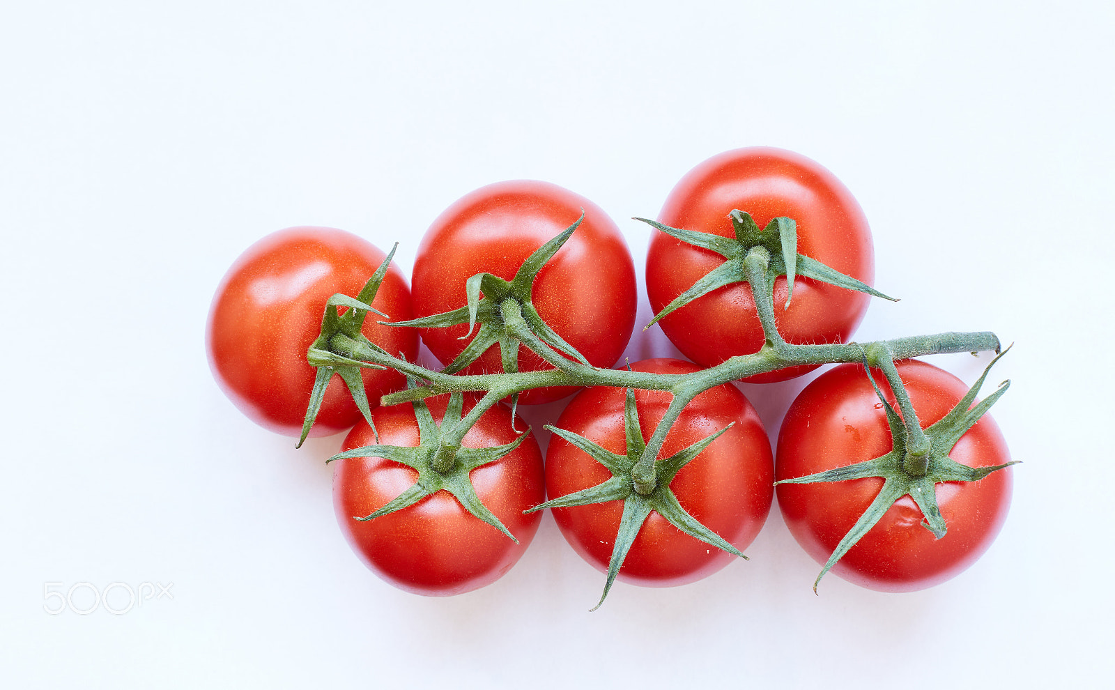 Canon EOS 6D sample photo. Fresh cherry tomatoes isolated on white background photography