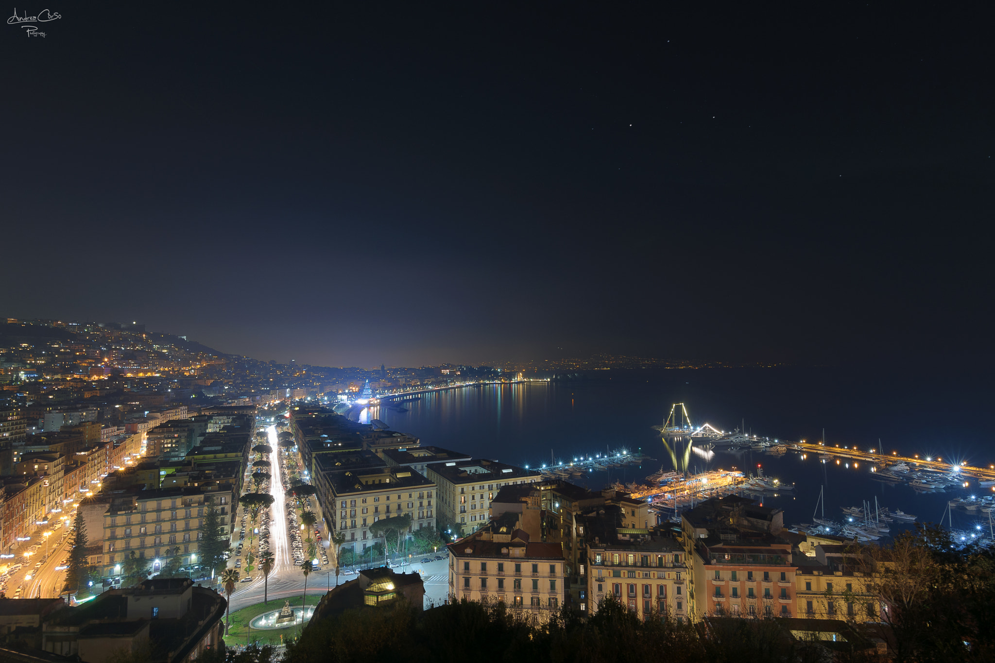 Nikon D3300 sample photo. Naples by night photography