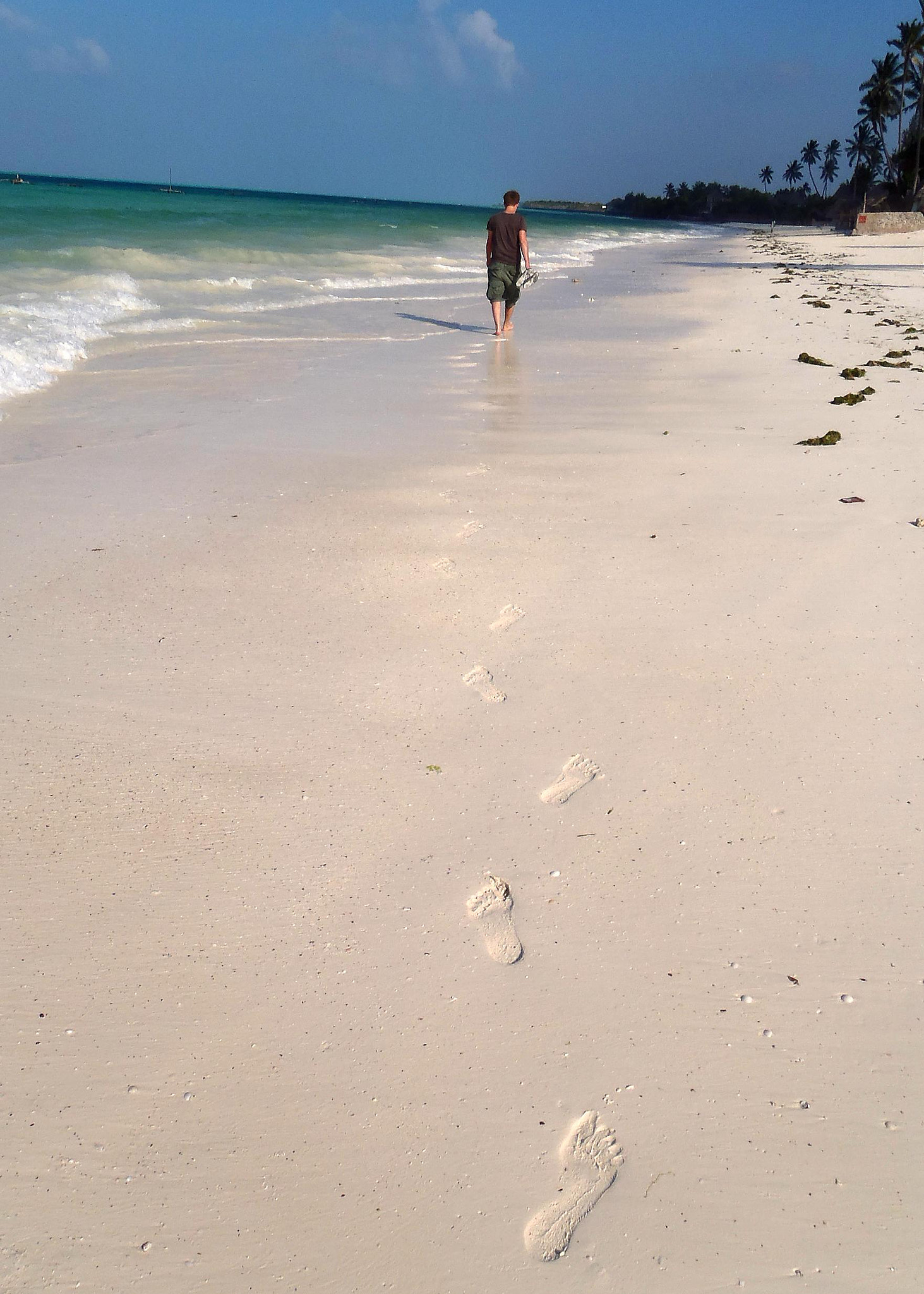 Olympus TG-320 sample photo. Footprints in paradise photography