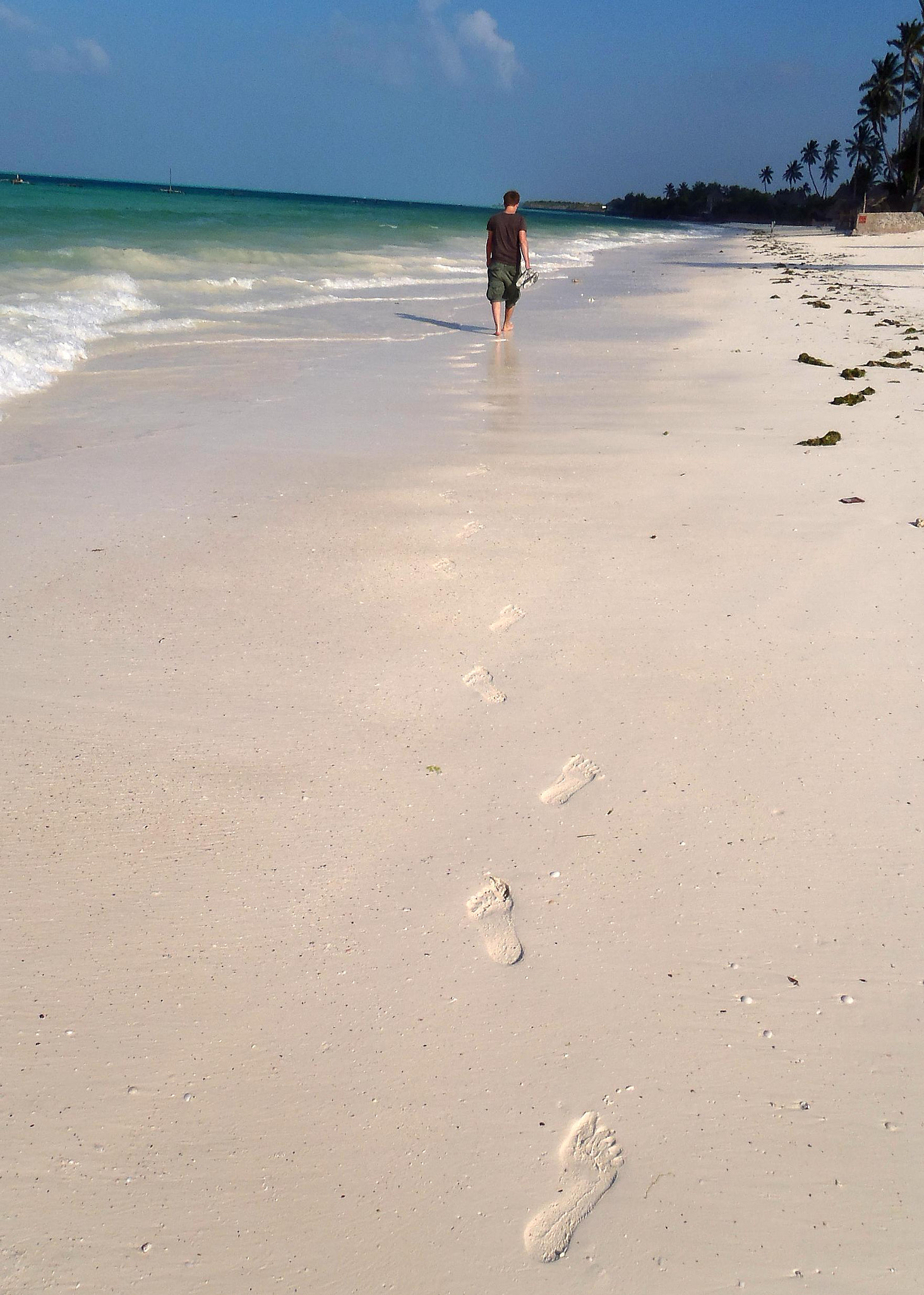 Olympus TG-320 sample photo. Footprints in paradise photography