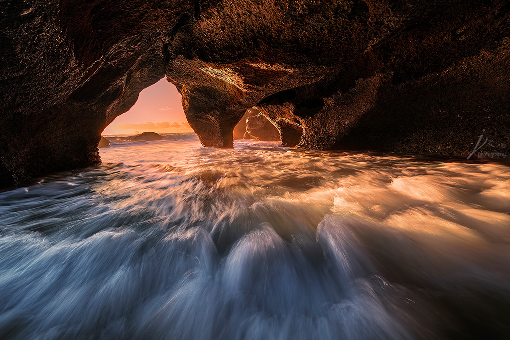 Sony a7S sample photo. The secret sea cave ii photography