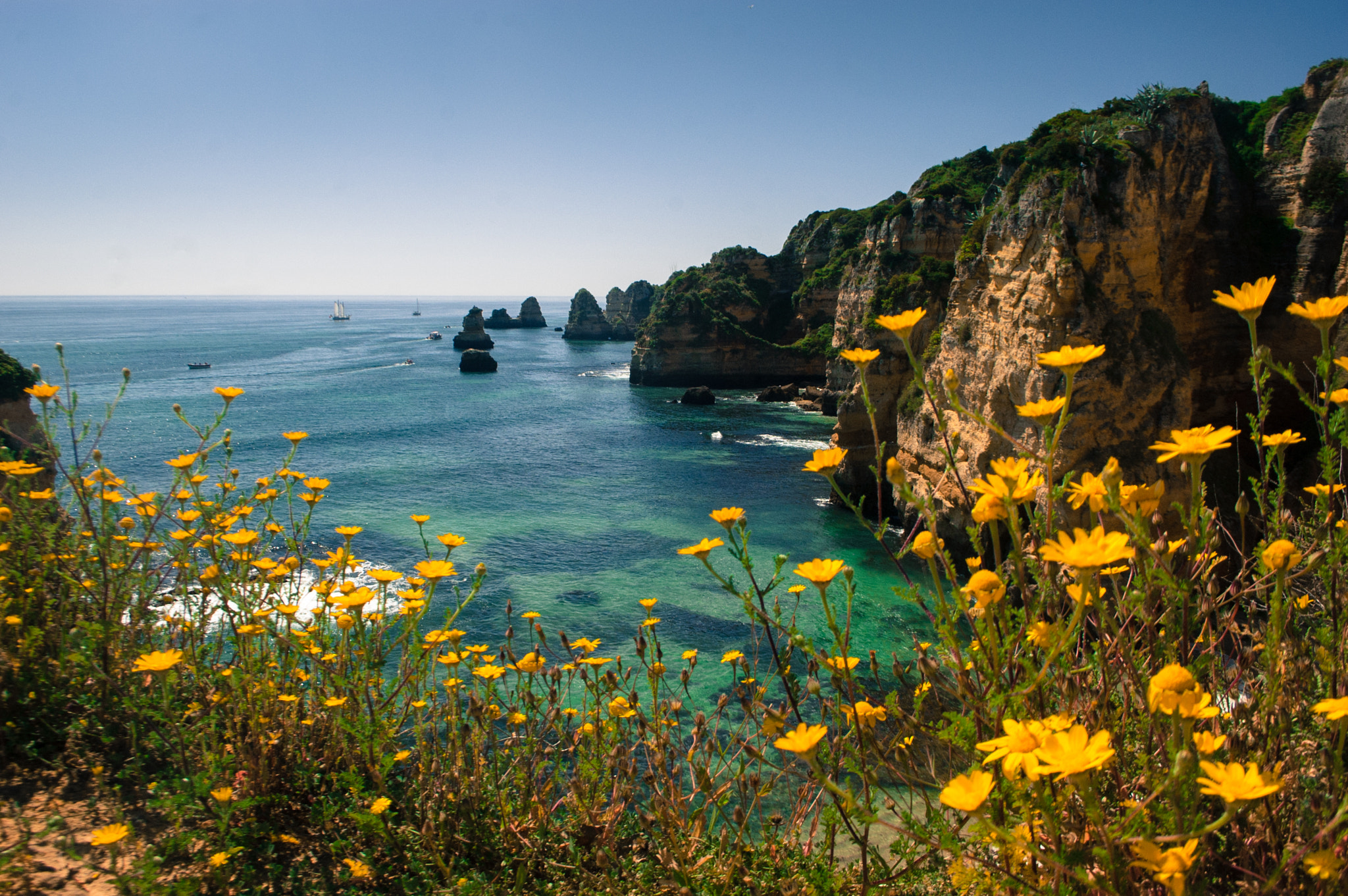 Nikon D40 sample photo. Ponta de piedade, portugal photography