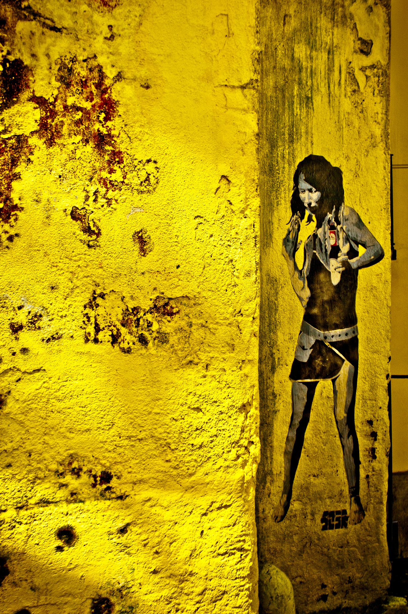 Nikon D40 sample photo. Ruas de lisboa. graffitty. street art photography