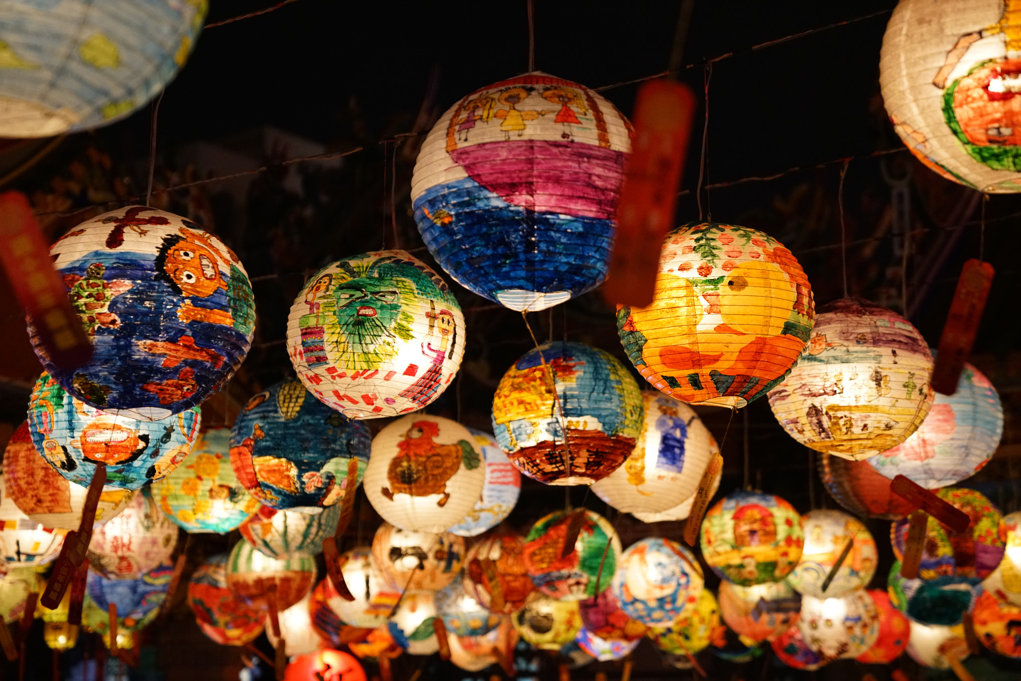 Sony FE 24-70mm F2.8 GM sample photo. Lantern festival photography