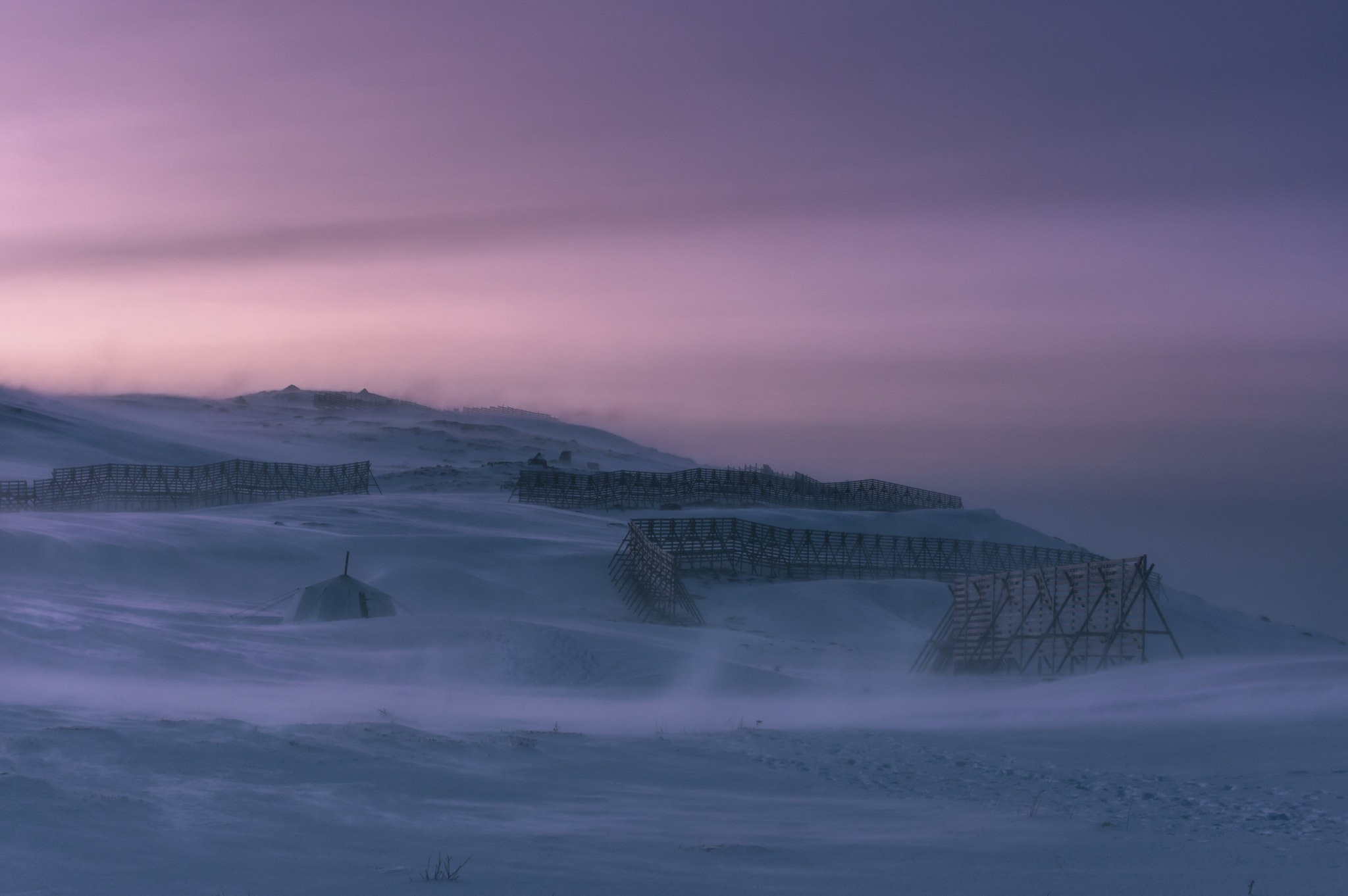Pentax smc DA* 50-135mm F2.8 ED (IF) SDM sample photo. Arctic storm at sunset photography