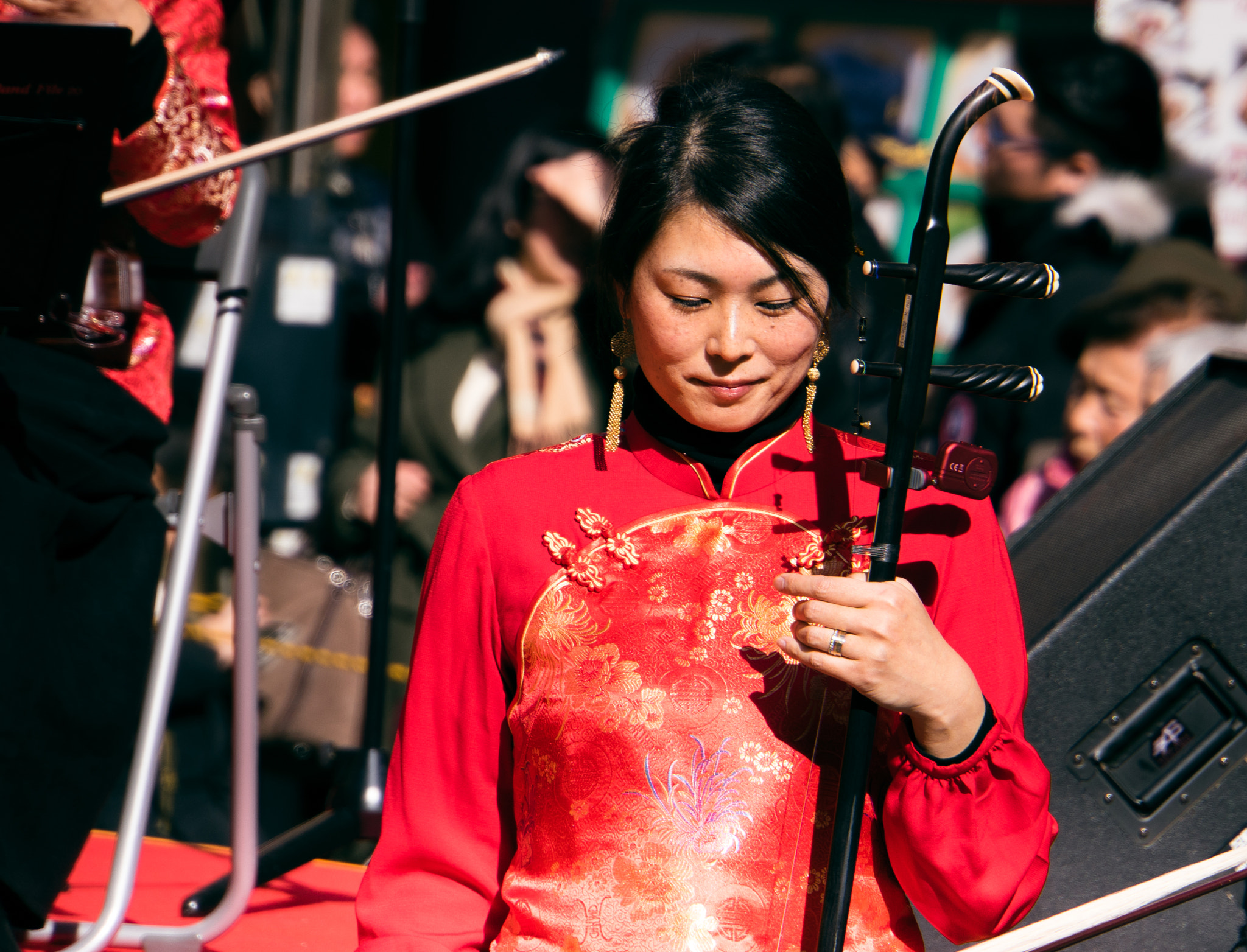 Sony E 18-200mm F3.5-6.3 OSS sample photo. Erhu play photography