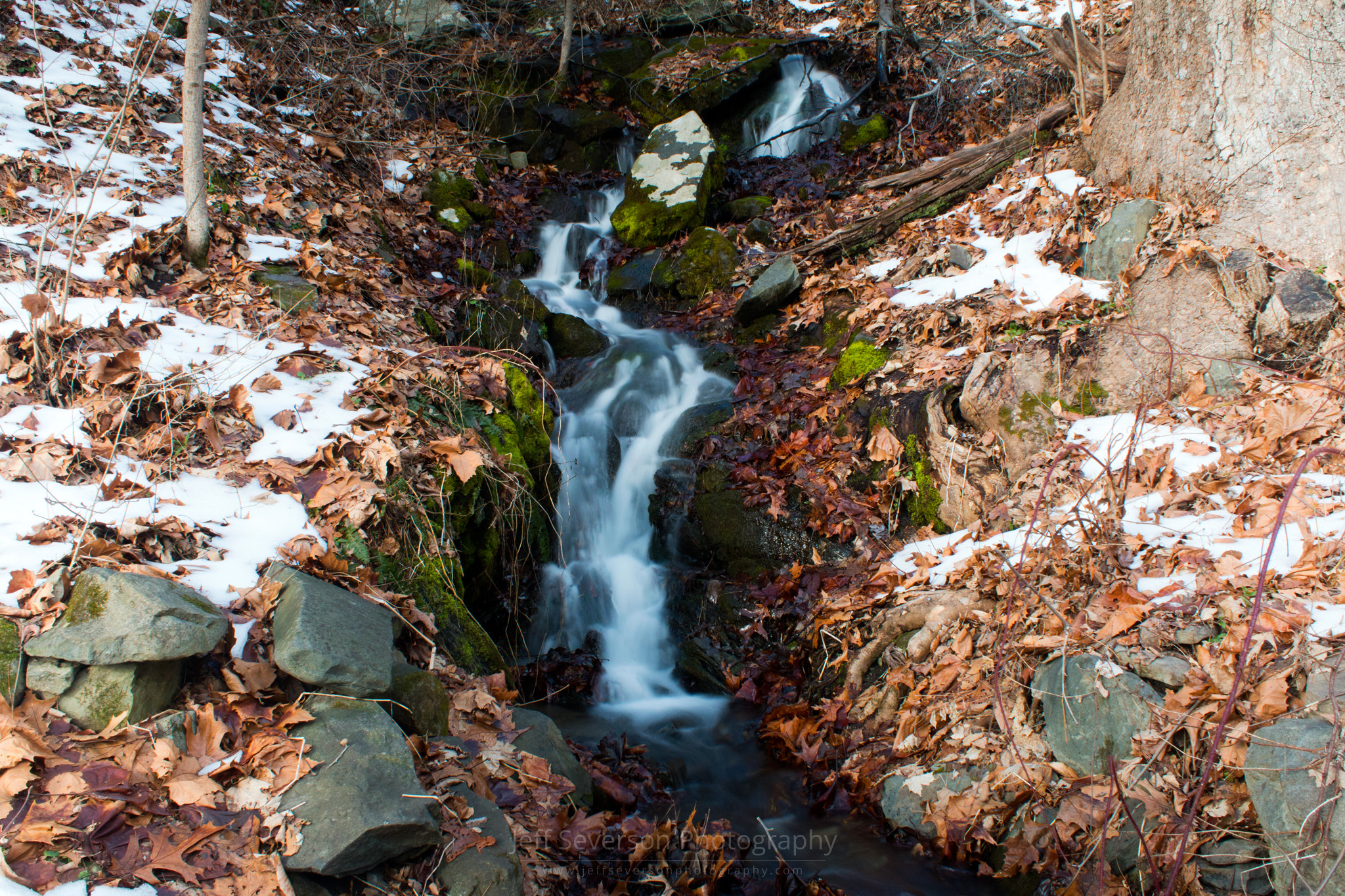 Canon EF-S 18-55mm F3.5-5.6 IS sample photo. Winter falls at franny reese photography