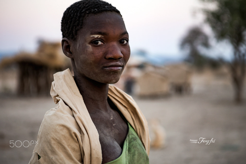 Canon EOS-1D X sample photo. Himba of namibia photography