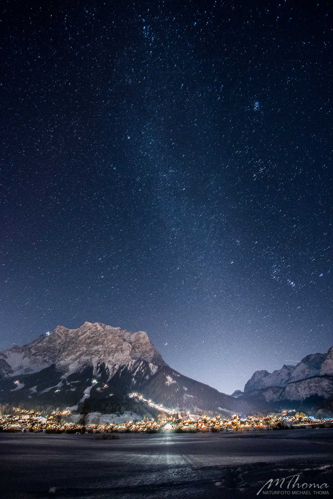 Nikon D5500 sample photo. Milchstraße über dem zugspitzmassiv photography