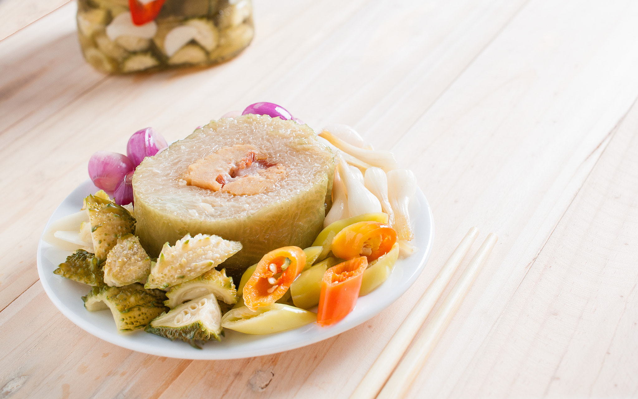 Nikon AF-S DX Micro Nikkor 40mm F2.8 sample photo. Vietnamese food photography