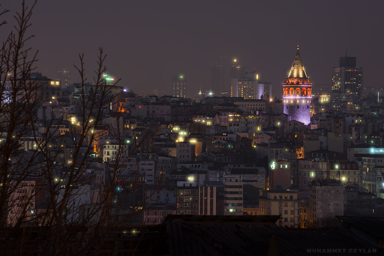 Nikon AF-S Nikkor 70-200mm F4G ED VR sample photo. Galata tower photography
