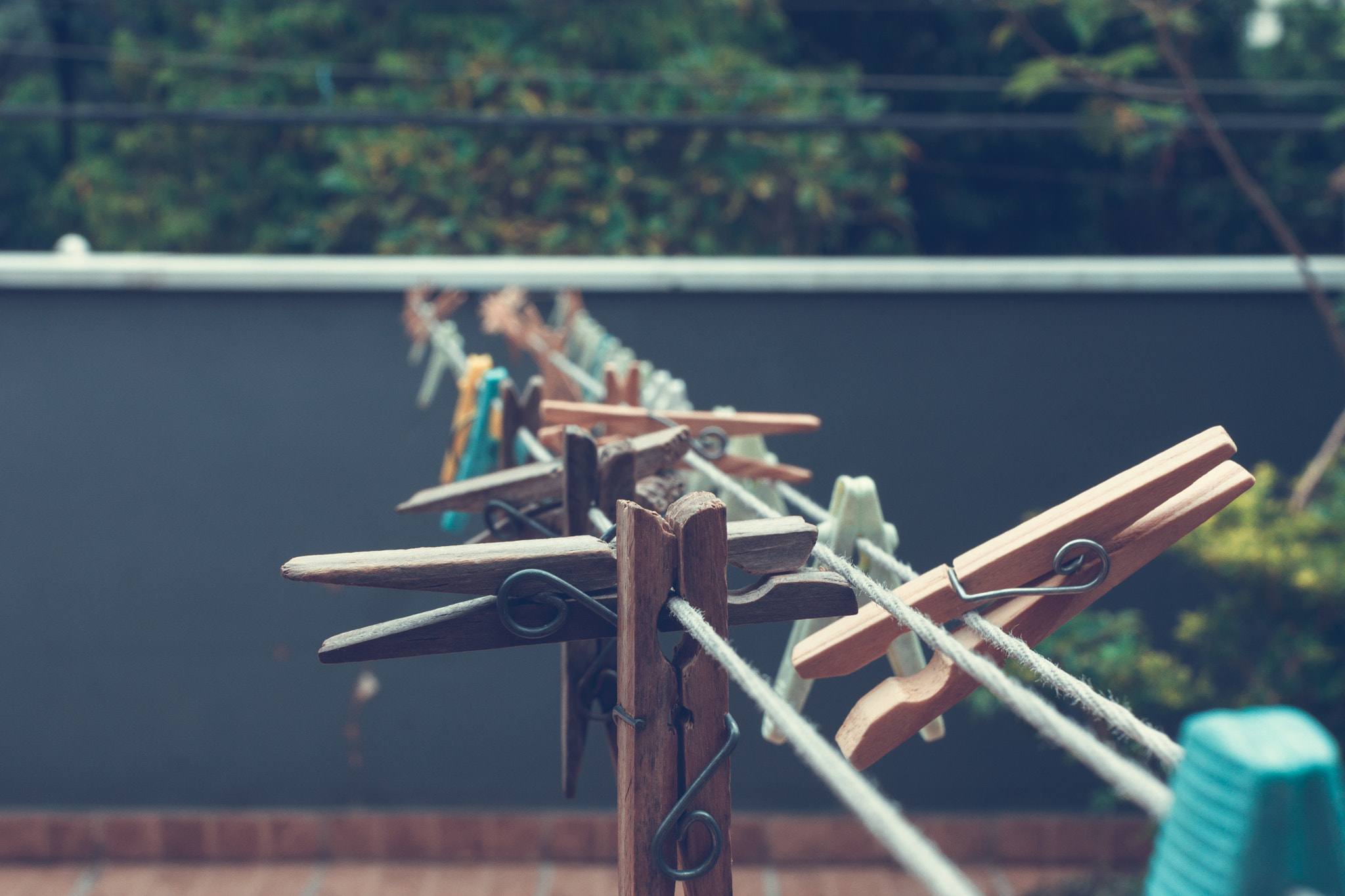 Canon EF-S 24mm F2.8 STM sample photo. I ran to get my clothes off the clothesline. it's summer and the weather changes very fast at... photography