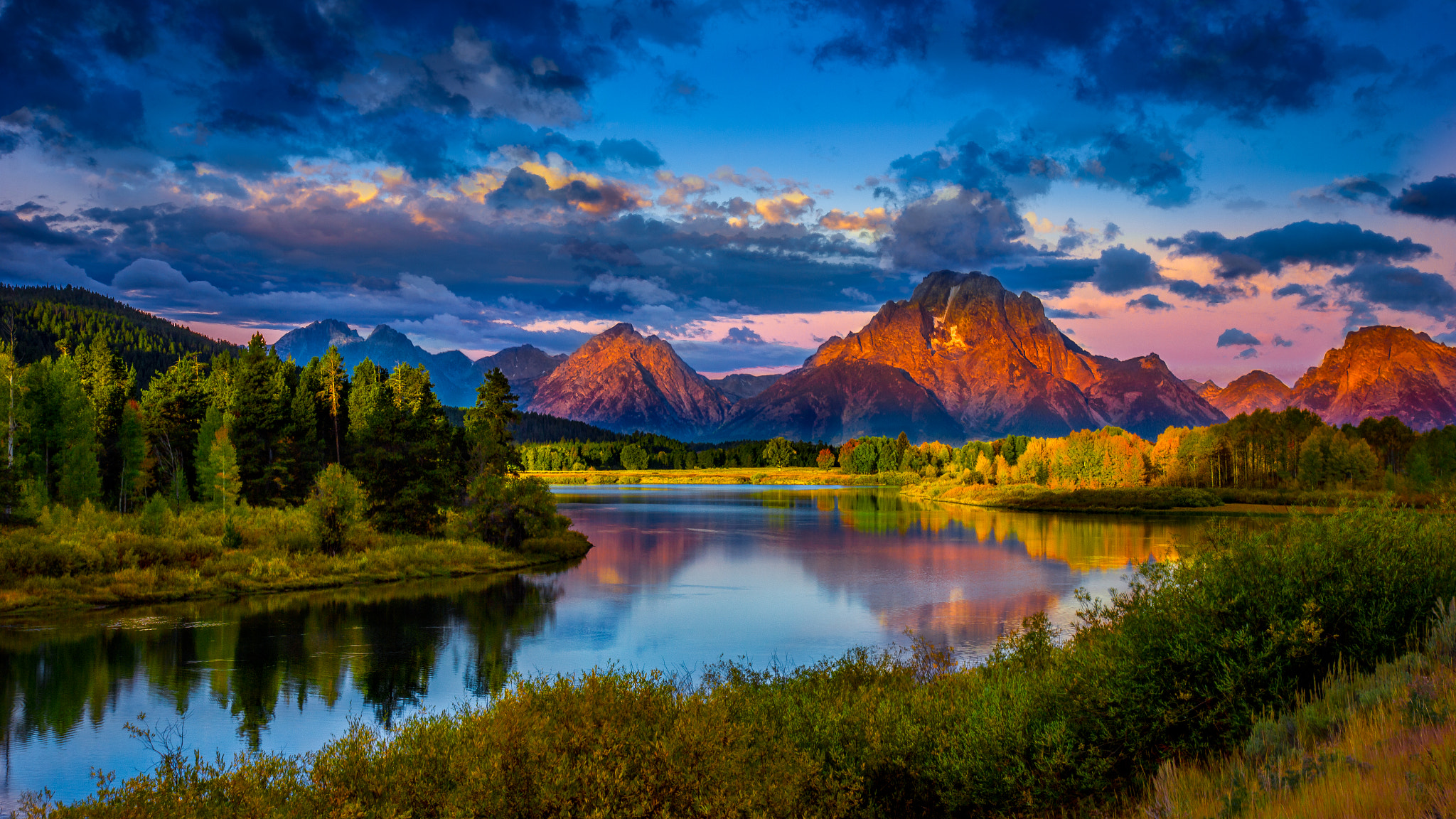 Canon EOS 550D (EOS Rebel T2i / EOS Kiss X4) sample photo. Oxbow bend of the snake river' photography