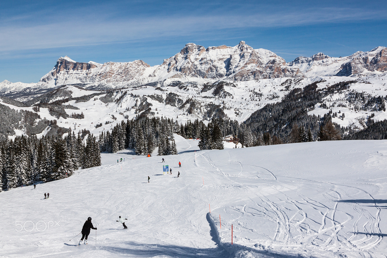 Canon EF-S 17-55mm F2.8 IS USM sample photo. Alpe di fanes cliffs in winter photography