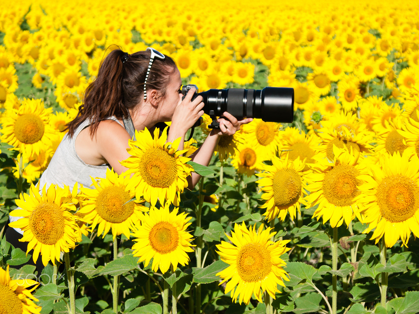 Sony Alpha DSLR-A700 sample photo. Photographer at work photography