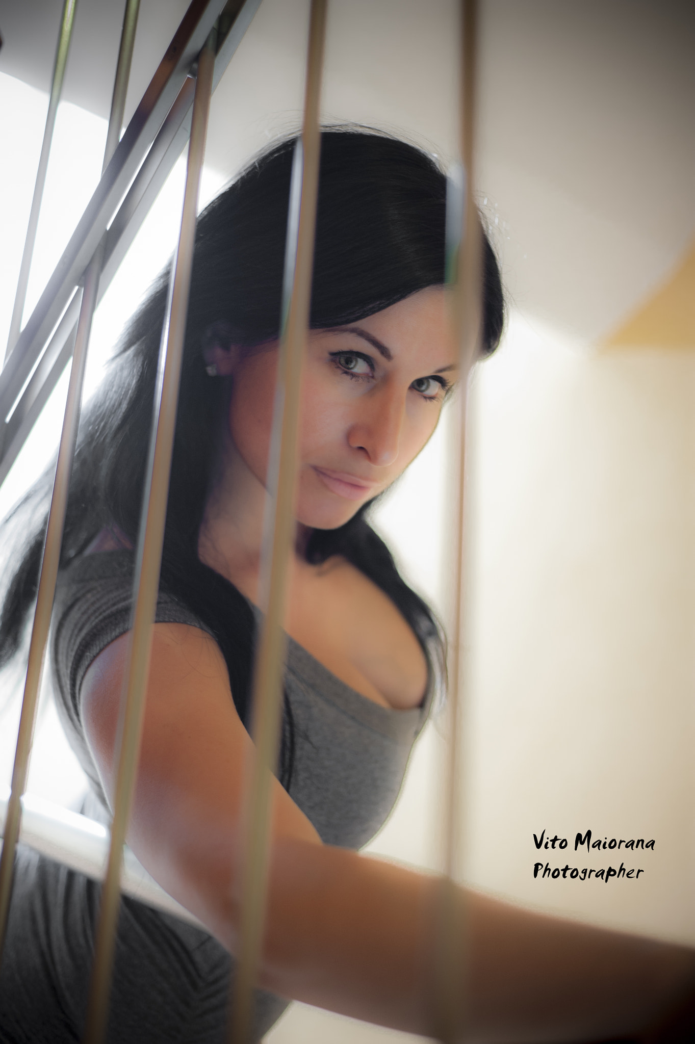 AF Nikkor 50mm f/1.8 sample photo. Mediterranean brunette... photography