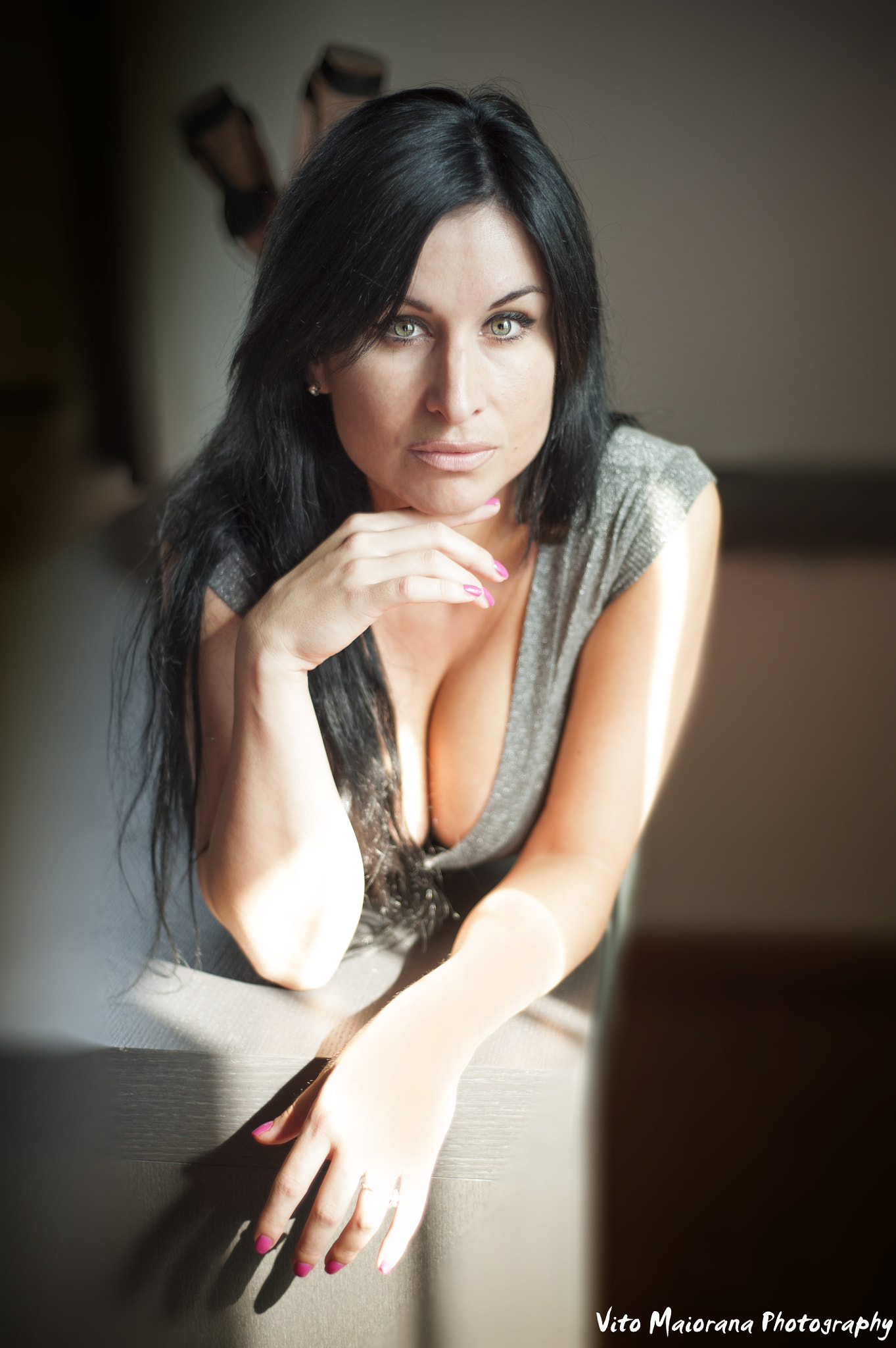 AF Nikkor 50mm f/1.8 sample photo. Mediterranean brunette... photography