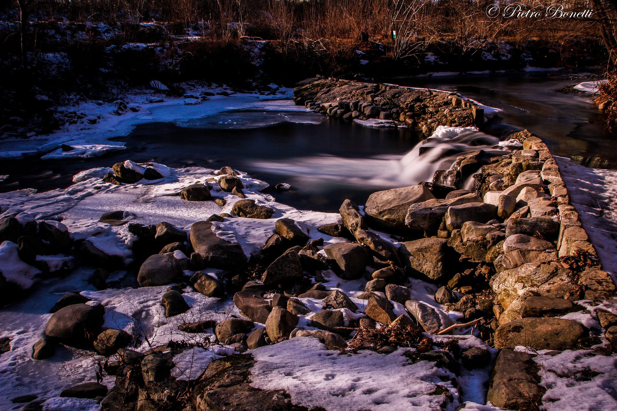 Canon EOS 60D sample photo. Waterfall and ice photography