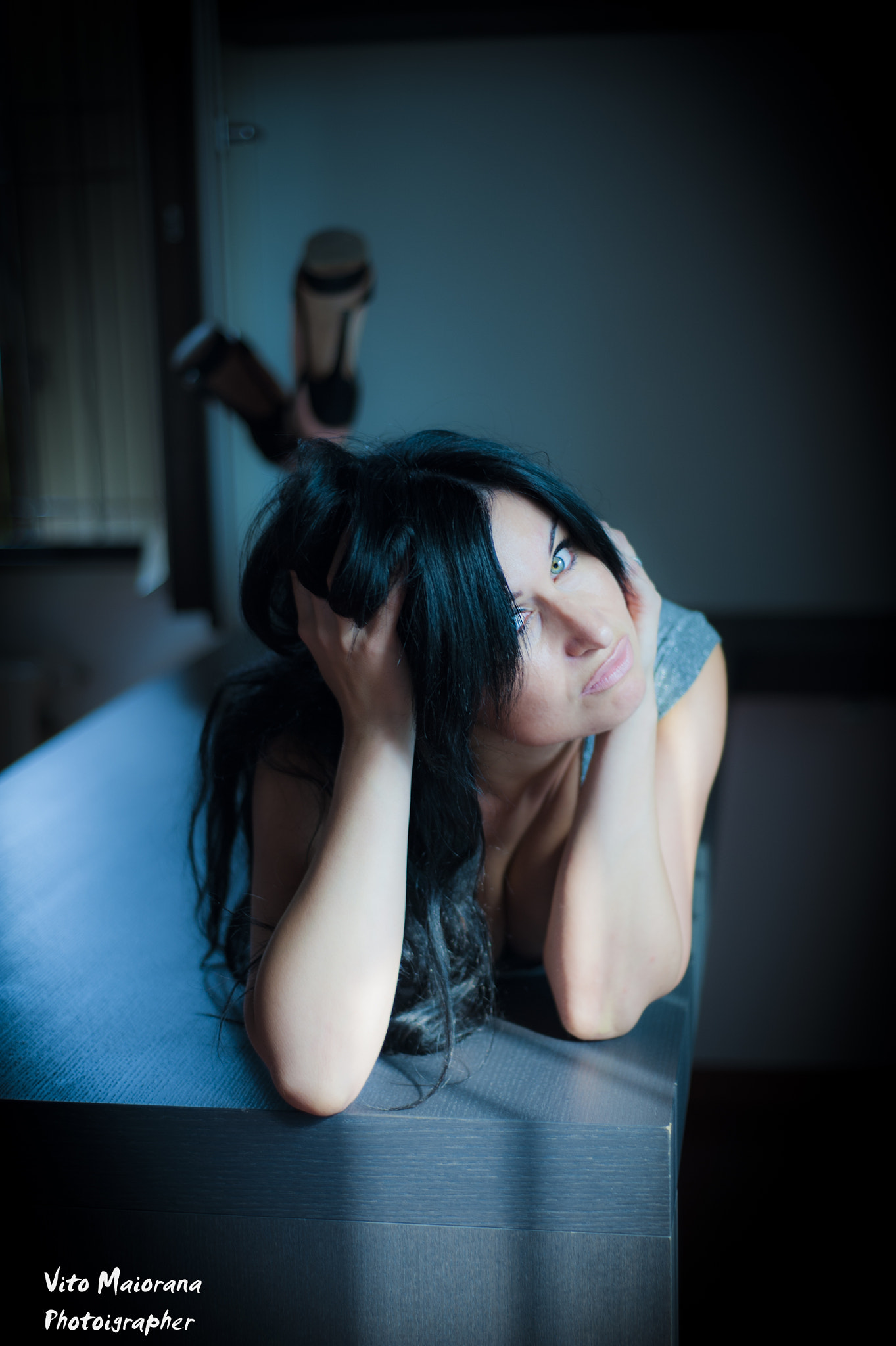 AF Nikkor 50mm f/1.8 sample photo. Mediterranean brunette... photography