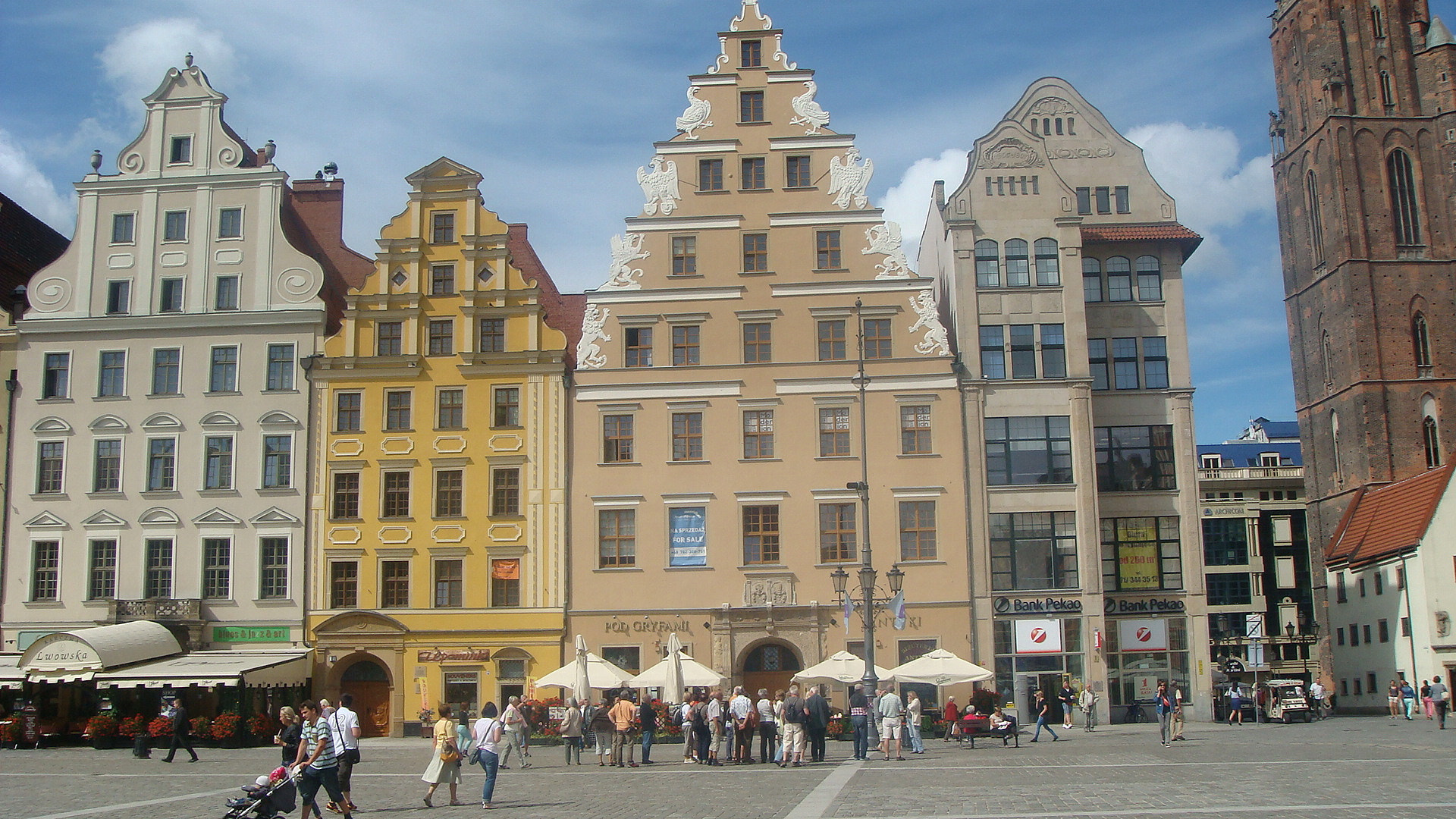 Sony DSC-T200 sample photo. Rynek we wrocławiu photography