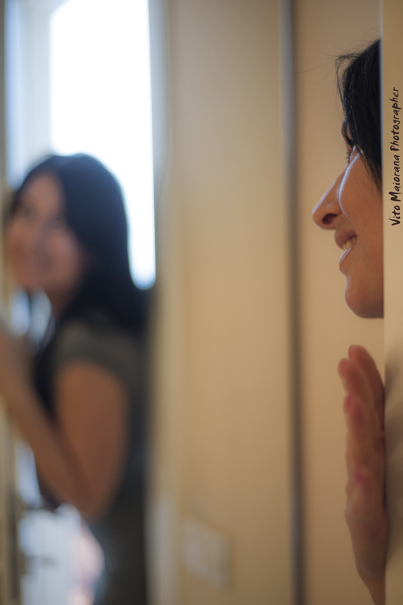 AF Nikkor 50mm f/1.8 sample photo. Mediterranean brunette... photography