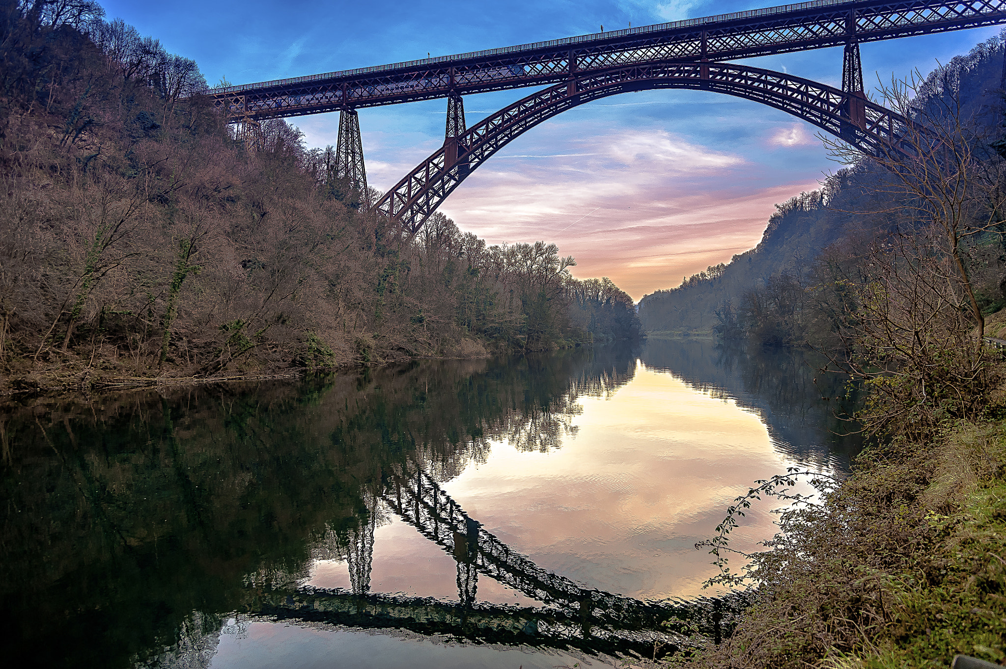 Nikon D3 sample photo. Paderno's bridge photography