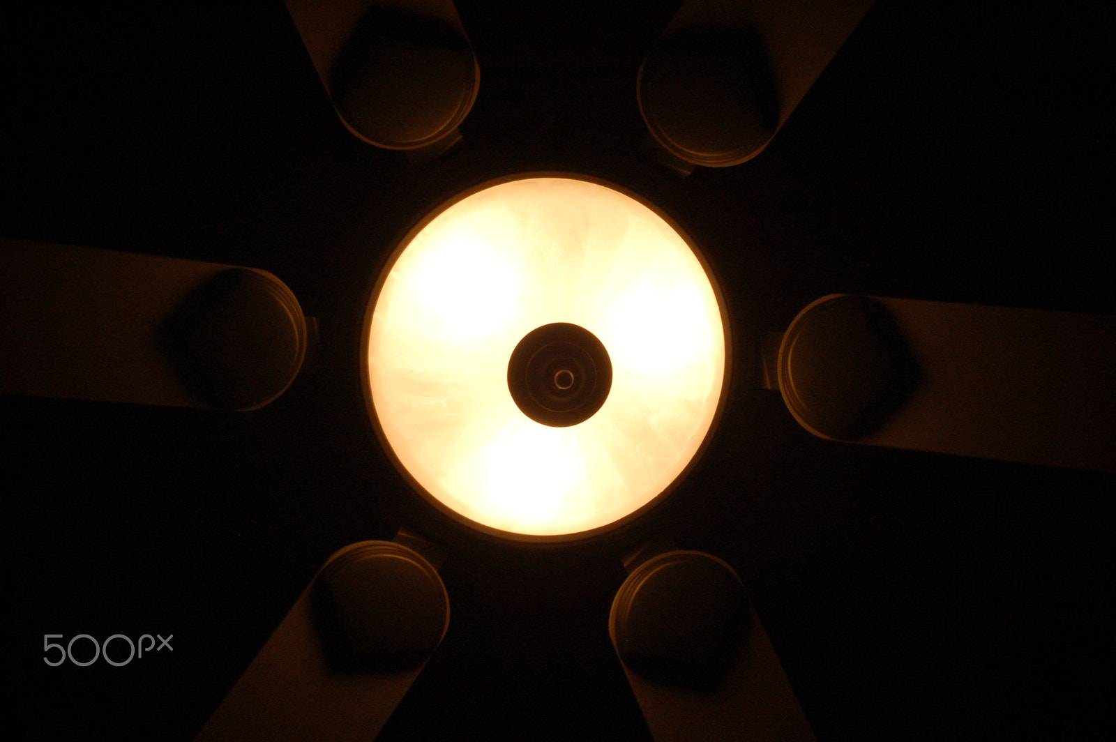 Nikon D50 sample photo. Ceiling light photography