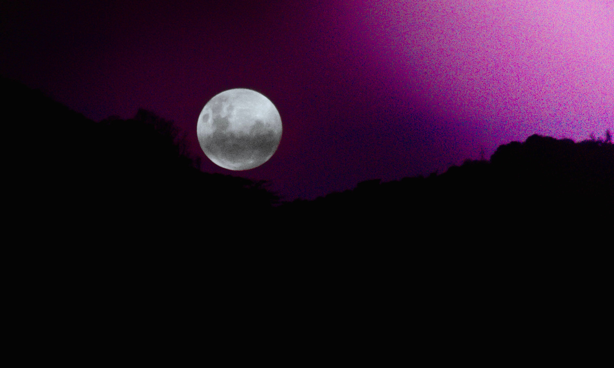 Nikon D80 sample photo. Full moon photography